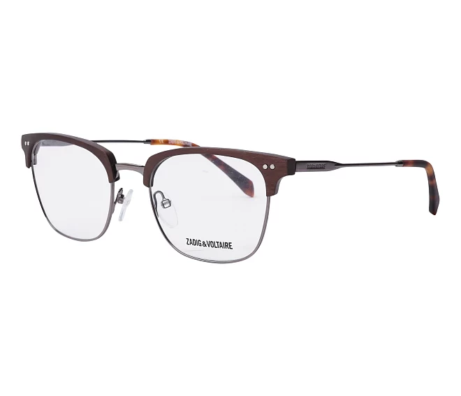 Lunettes de vue Zadig et Voltaire VZV185 568Y 52 19 GunmetalMarron