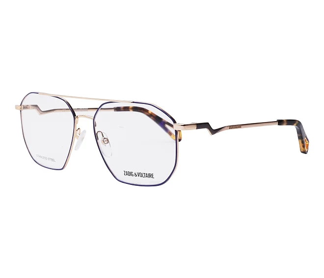 Lunettes de vue Zadig et Voltaire VZV255 354Y 55 16 BleuOr