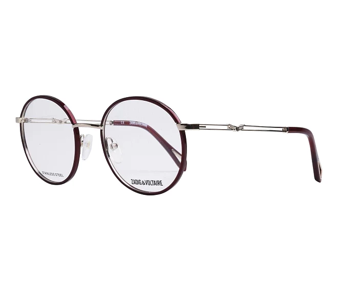 Lunettes de vue Zadig et Voltaire VZV273 0594 51 20 ArgentBordeaux