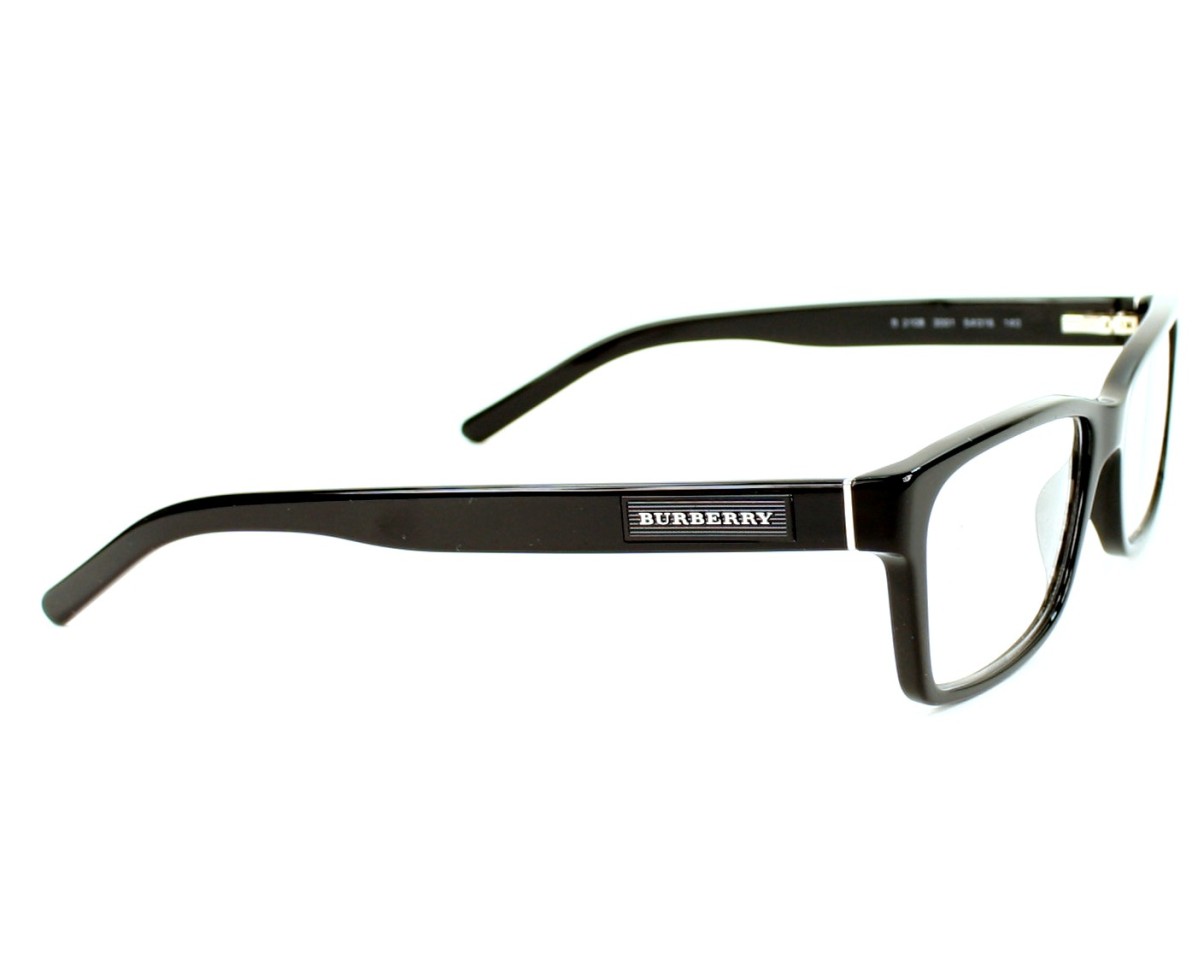 Burberry Eyeglasses BE-2108 3001 Black | Visionet