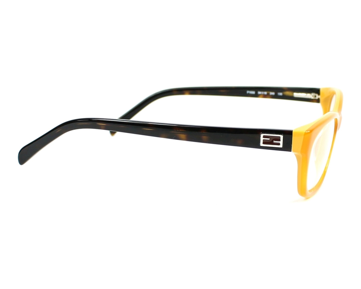 Fendi F-1032 249 54-16 Orange Havane vue de c&ocirc;t&eacute;