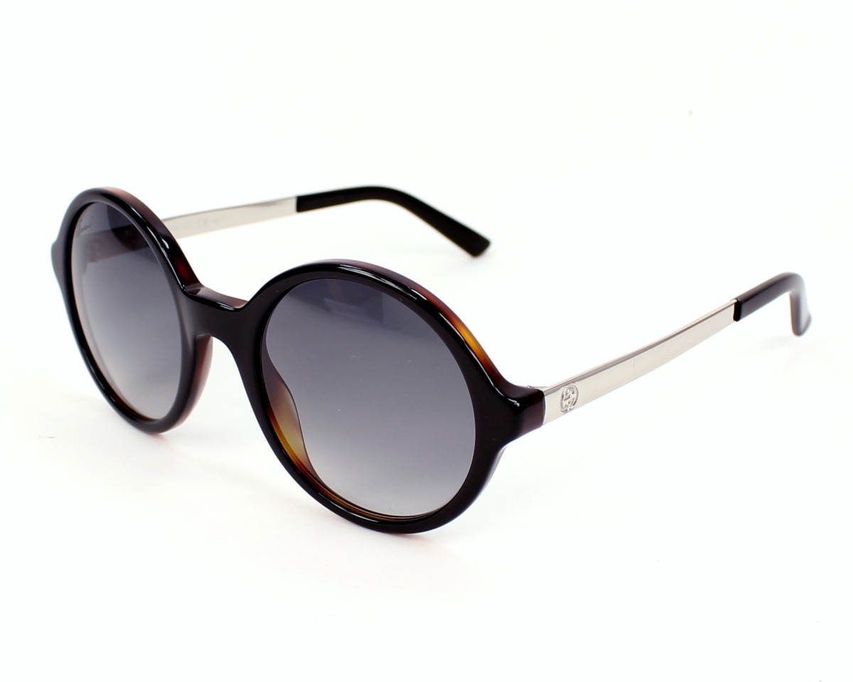 Gucci GG 3774 women’s sunglasses new authentic GUCCI Havana/Green Lens 56-19-145MM Women main image 2