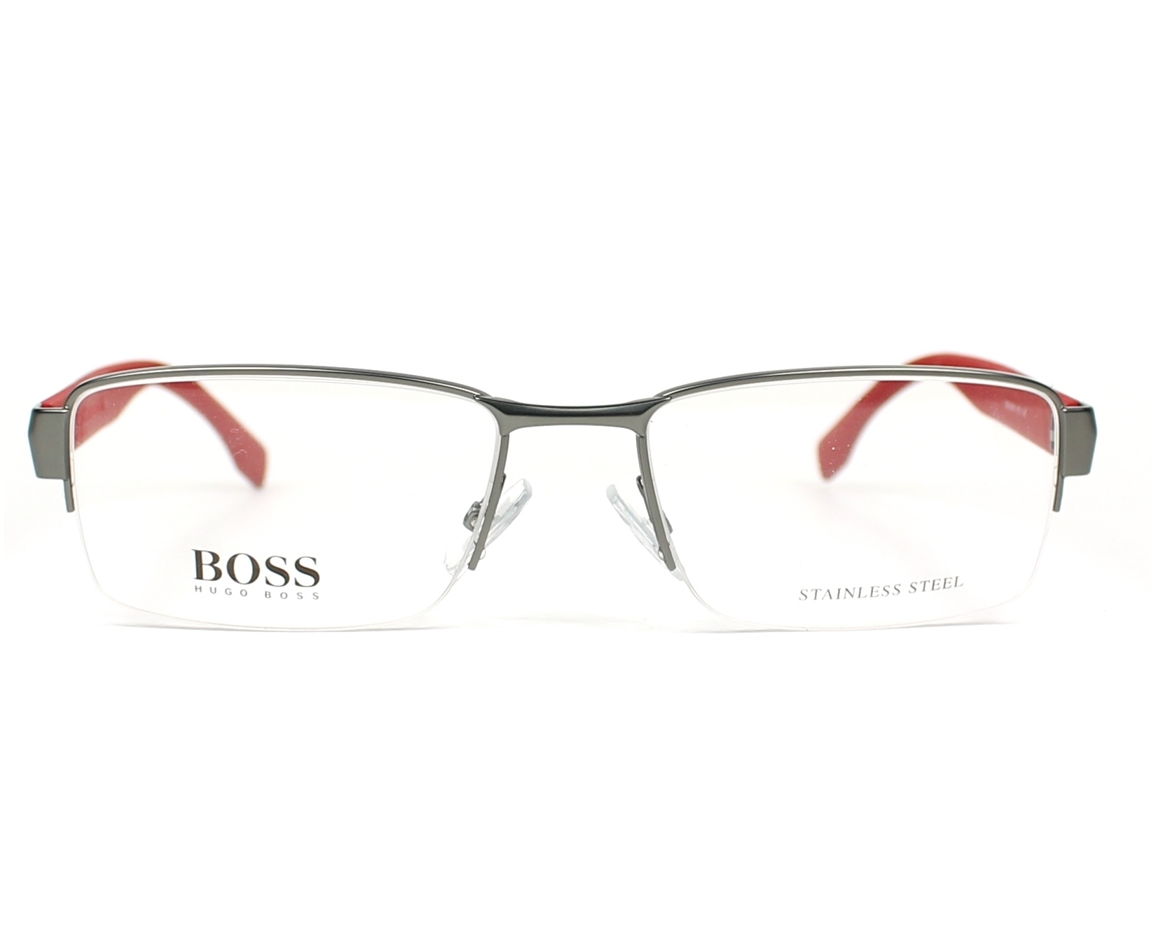 Lunettes De Soleil Hugo Boss - Monture Noire Métal Ovale, Verres Dégradés - Occasion Porté