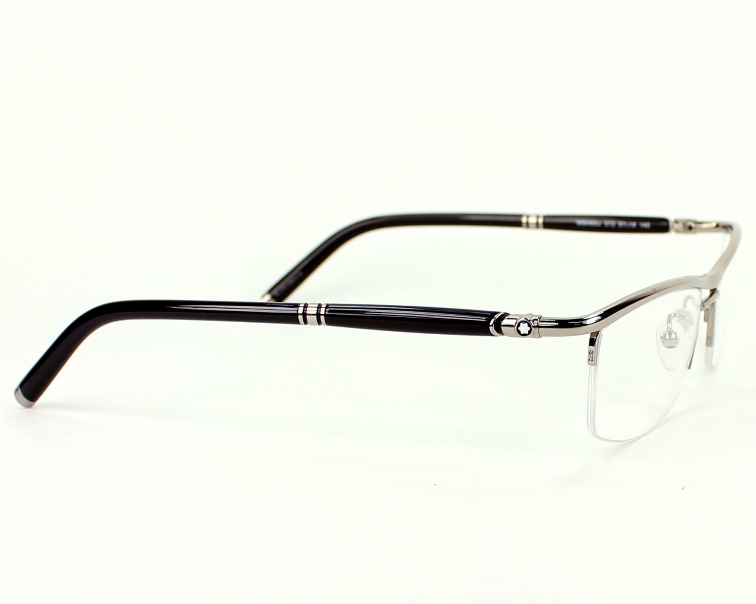 Lunettes De Vue Mont-Blanc MB 385 - Monture Shiny Gumetal - Neuf Avec étiquettes, Italie