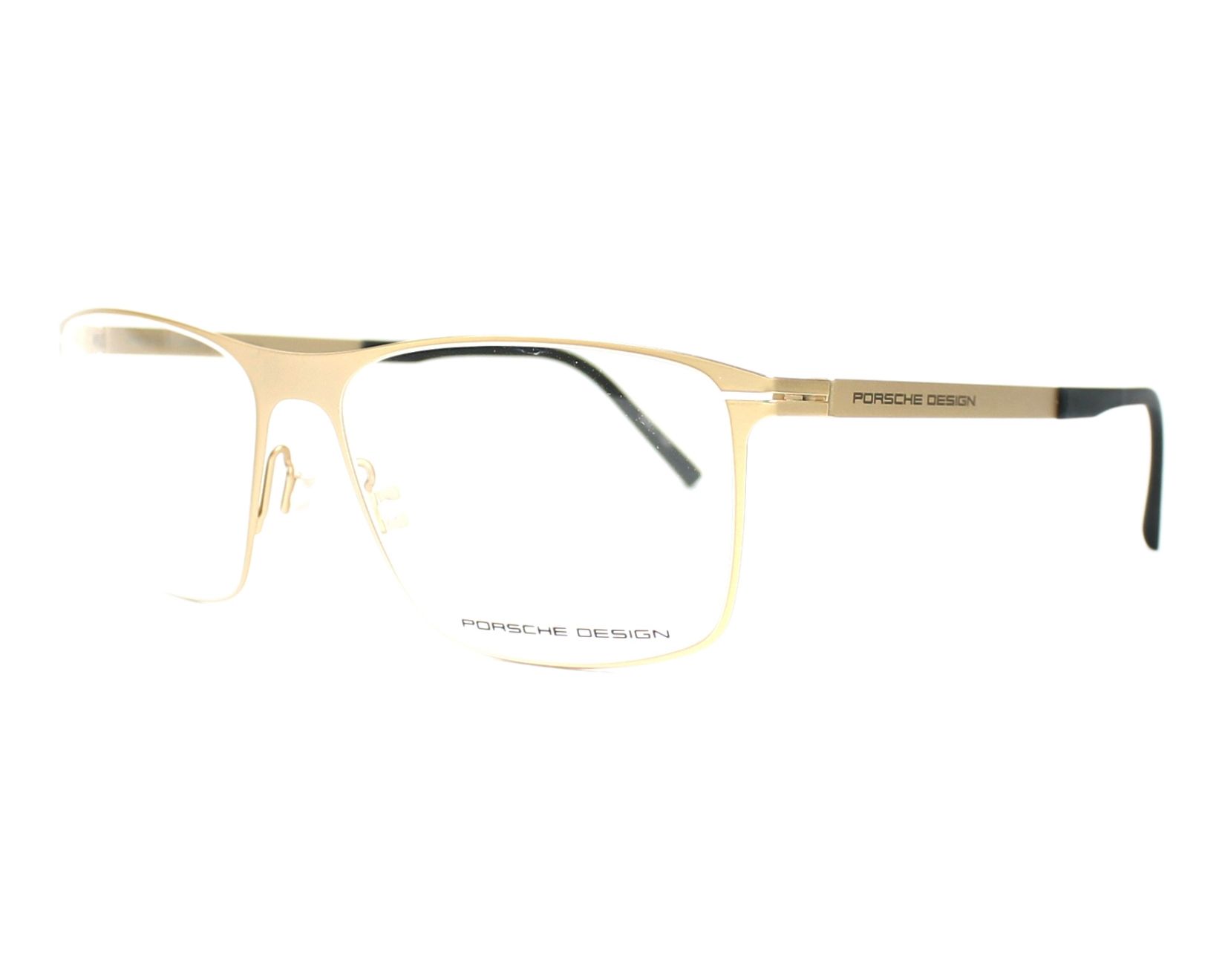 Porsche Design Eyeglasses P-8256 B Gold | Visionet