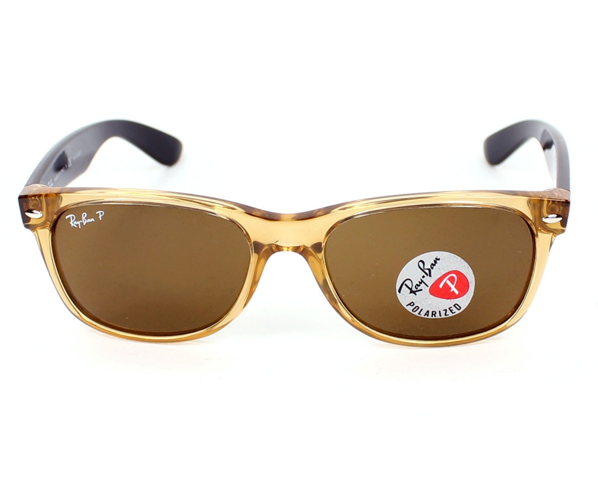 Ray-Ban RB-2132 945/57 55-18 Marron Noir vue de face