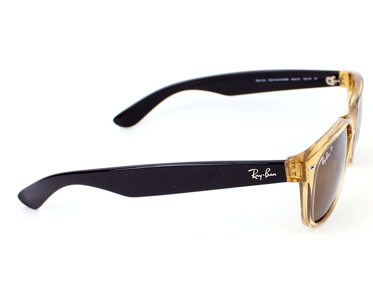 Ray-Ban RB-2132 945/57 55-18 Marron Noir vue de c&ocirc;t&eacute;