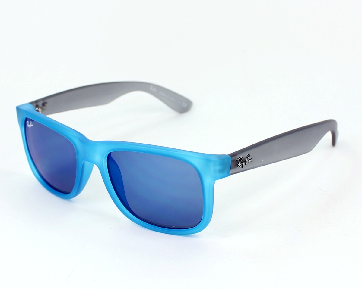 ray ban justin bleu