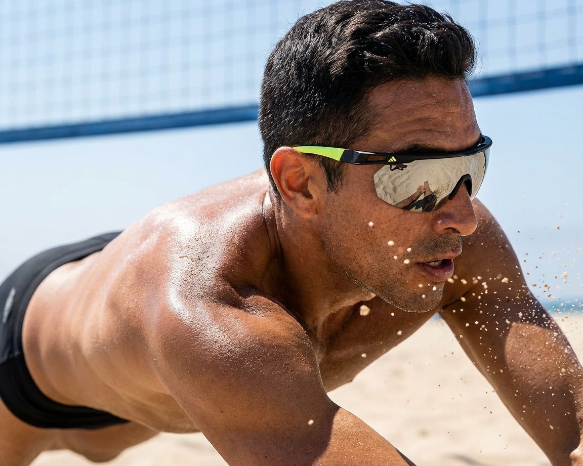 Adidas SP0095/S 02C - Noir Jaune vue 360 degr&eacute;s 9