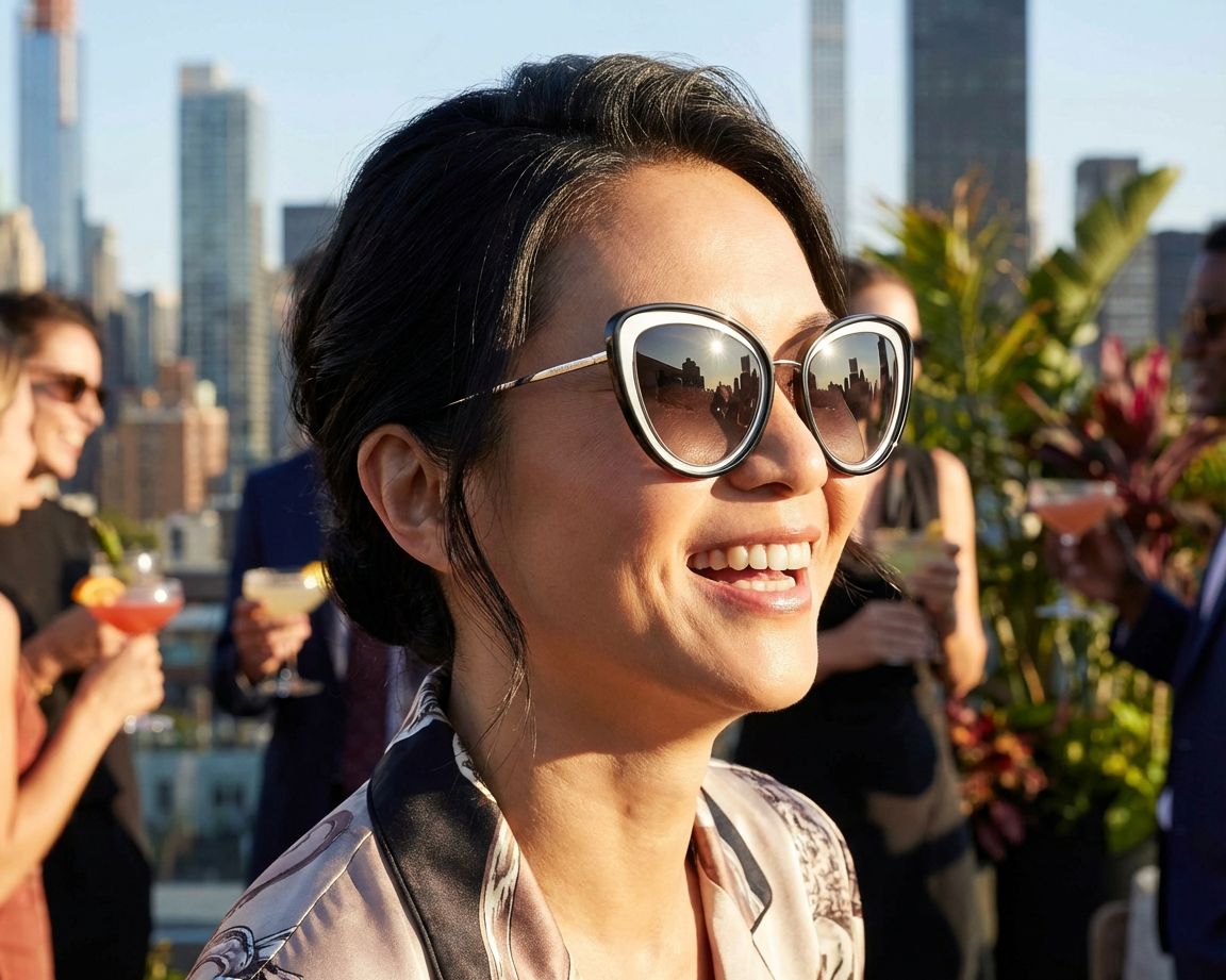 Alexander McQueen AM-0177-S 001 54-22 Noir Argent autre vue