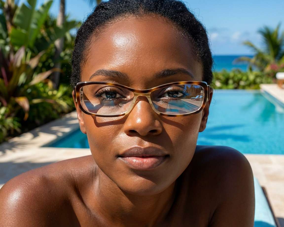 Alexander McQueen AMQ-4140 BVG 56-14 Havane  autre vue