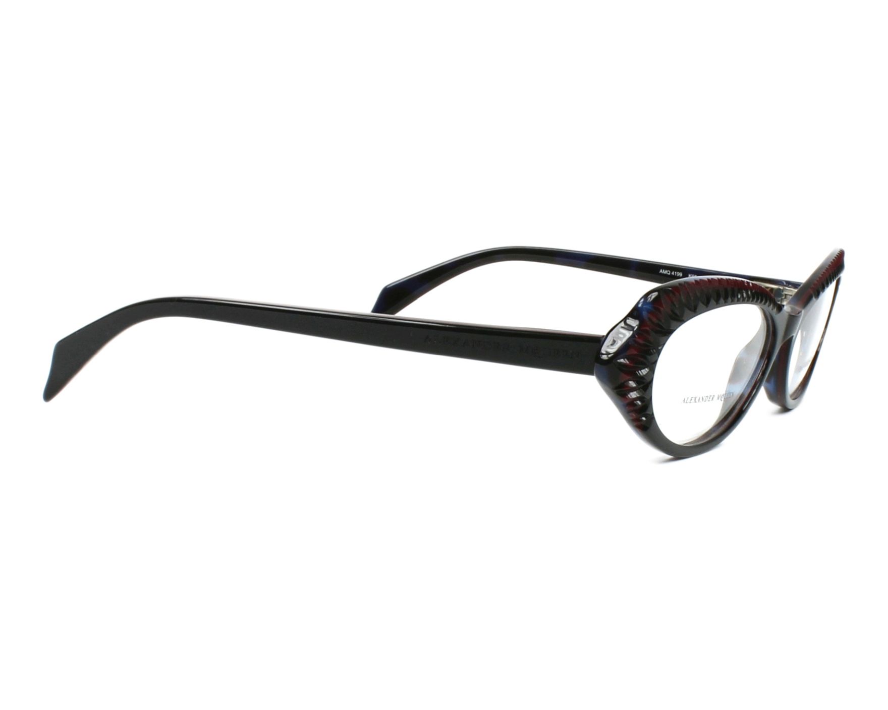 Alexander McQueen Eyeglasses AMQ4199 K65 Black