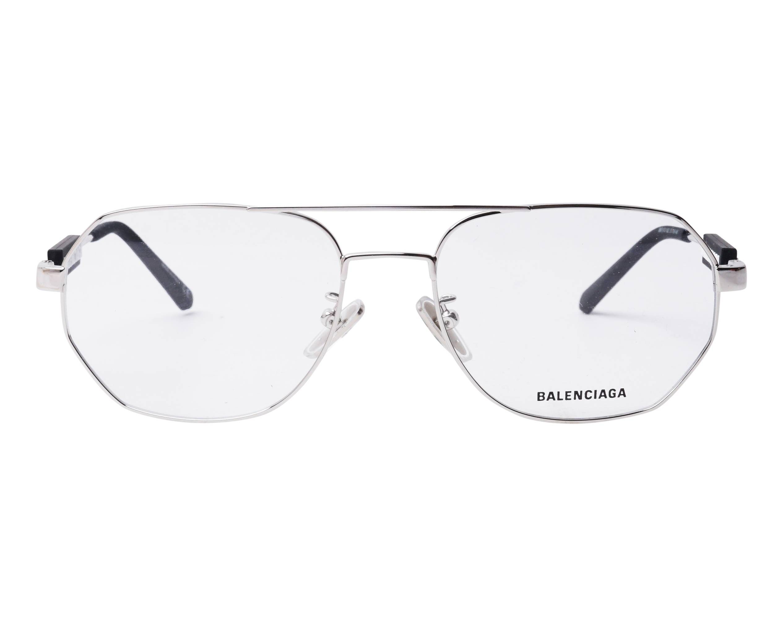 Balenciaga BB0117O 002 57-18 Argent  vue de face