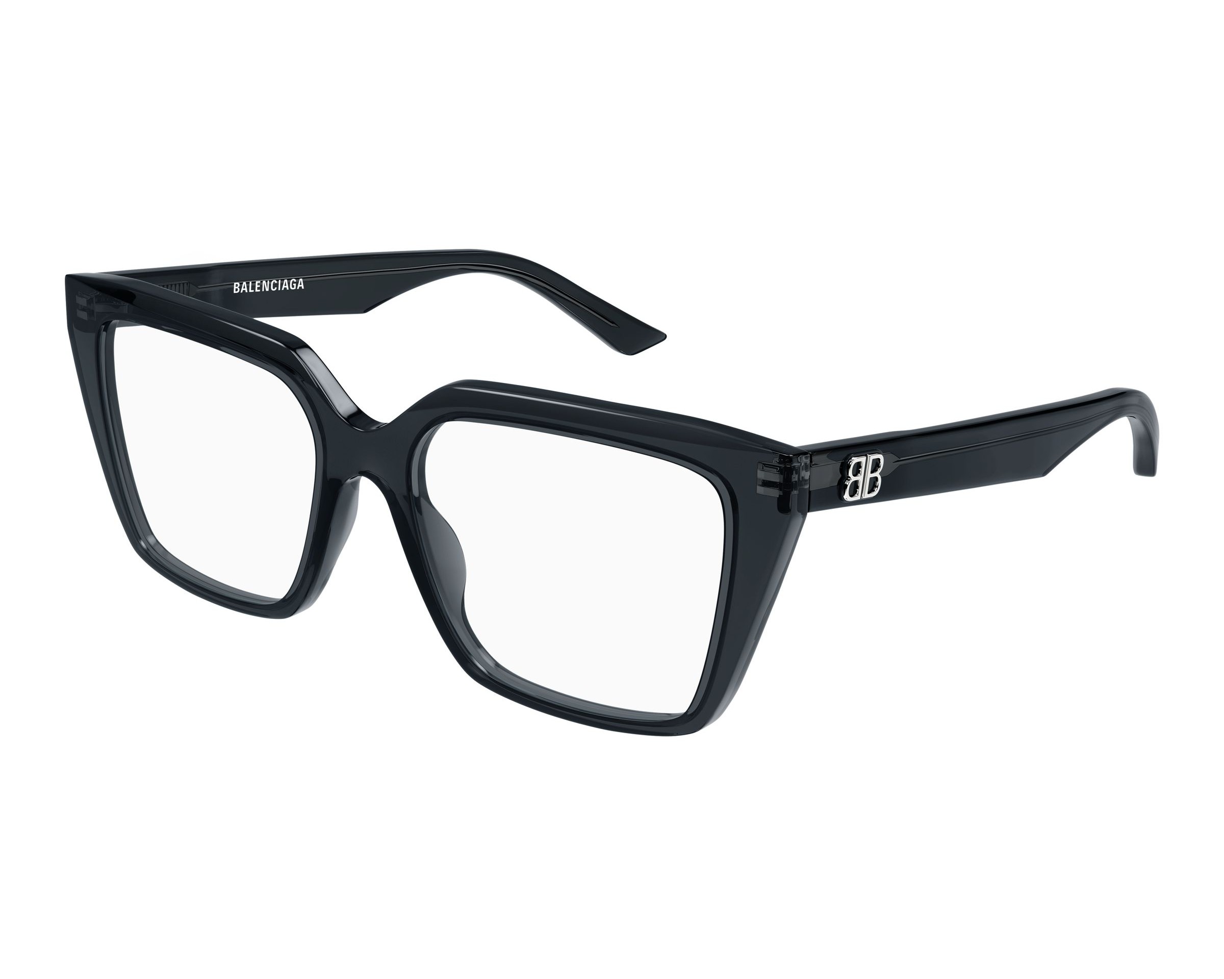 Balenciaga BB0130O 017 53-17 Gris  vue de profil