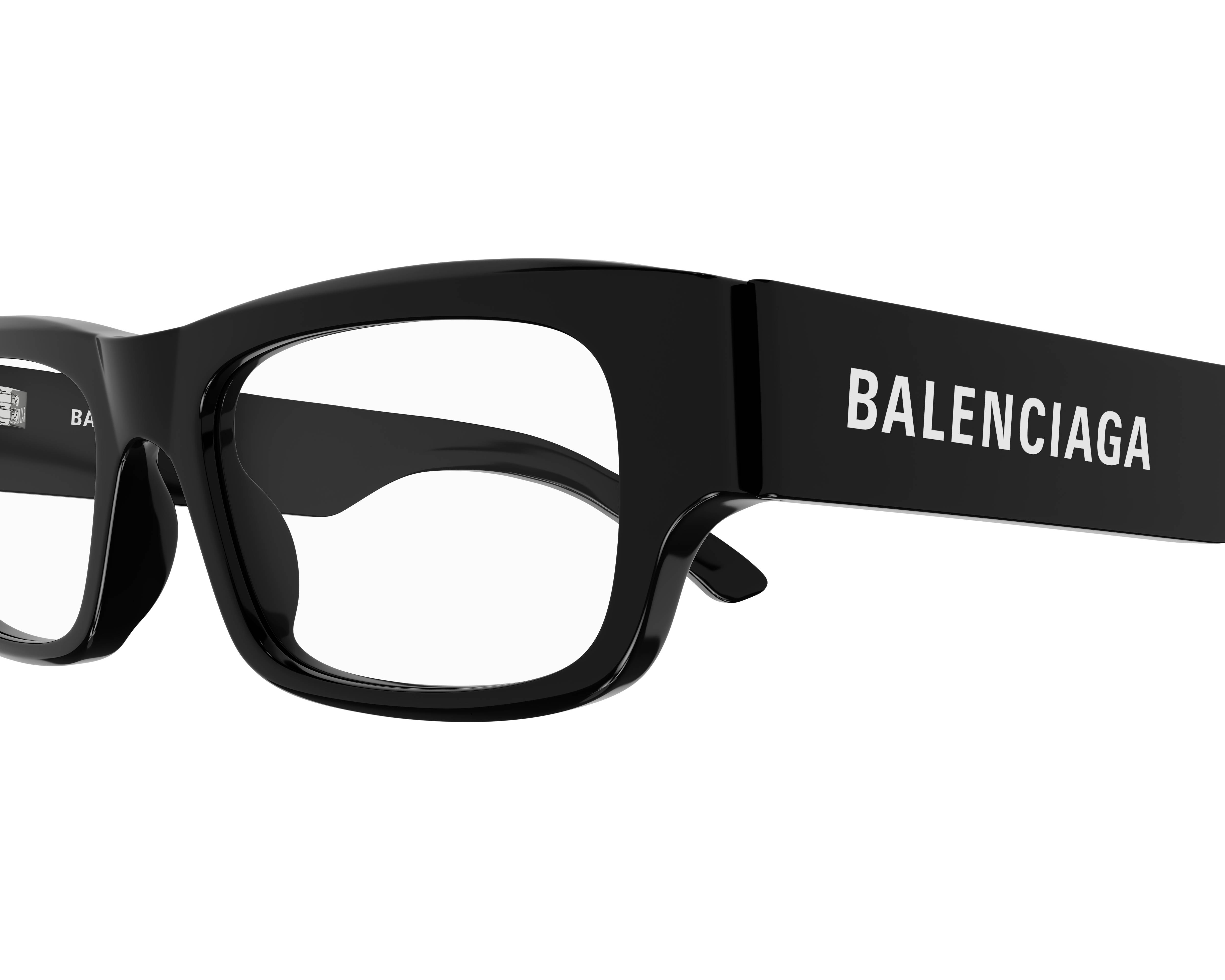 Balenciaga BB0265O 001 53-18 Noir  vue de c&ocirc;t&eacute;