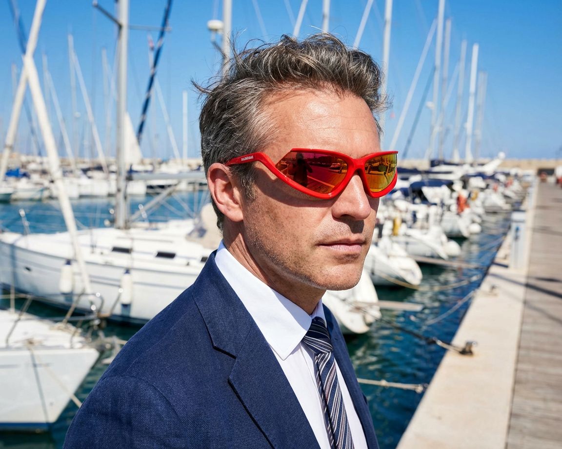 Balenciaga BB0289S 005 71-16 Rouge  autre vue