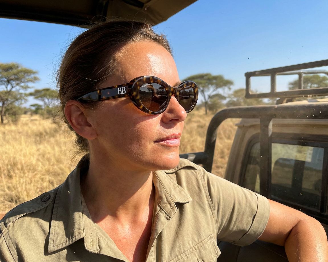 Balenciaga BB0294S 002 55-22 Havane  autre vue