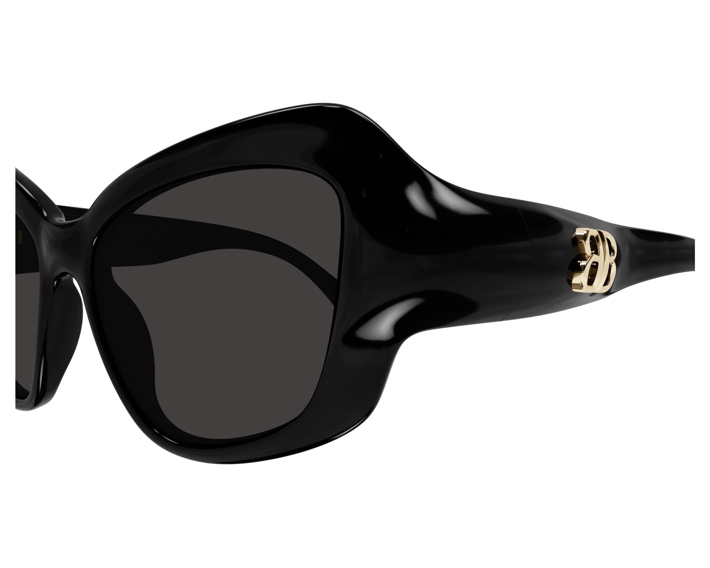 Balenciaga BB0353S 001 58-17 Noir  vue de profil