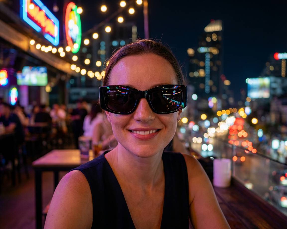 Balenciaga BB0360S 001 56-18 Black  autre vue