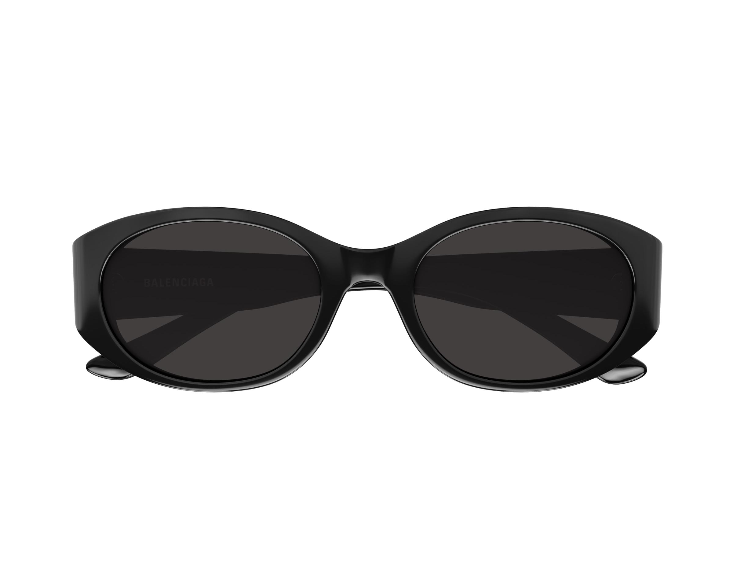 Balenciaga BB0369SK 001 55-20 Black  vue de profil