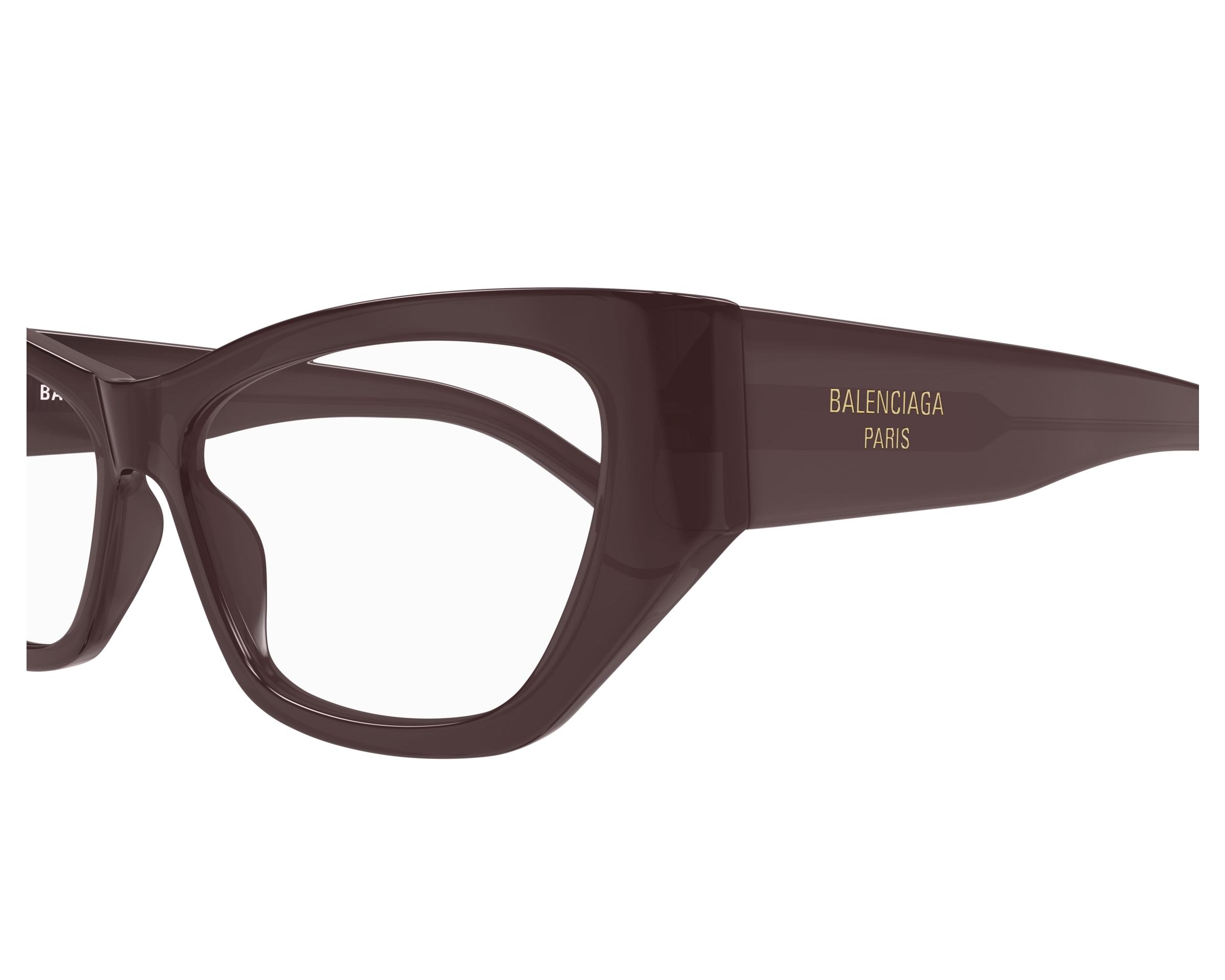 Balenciaga BB0372O 004 55-15 Violet  vue de face