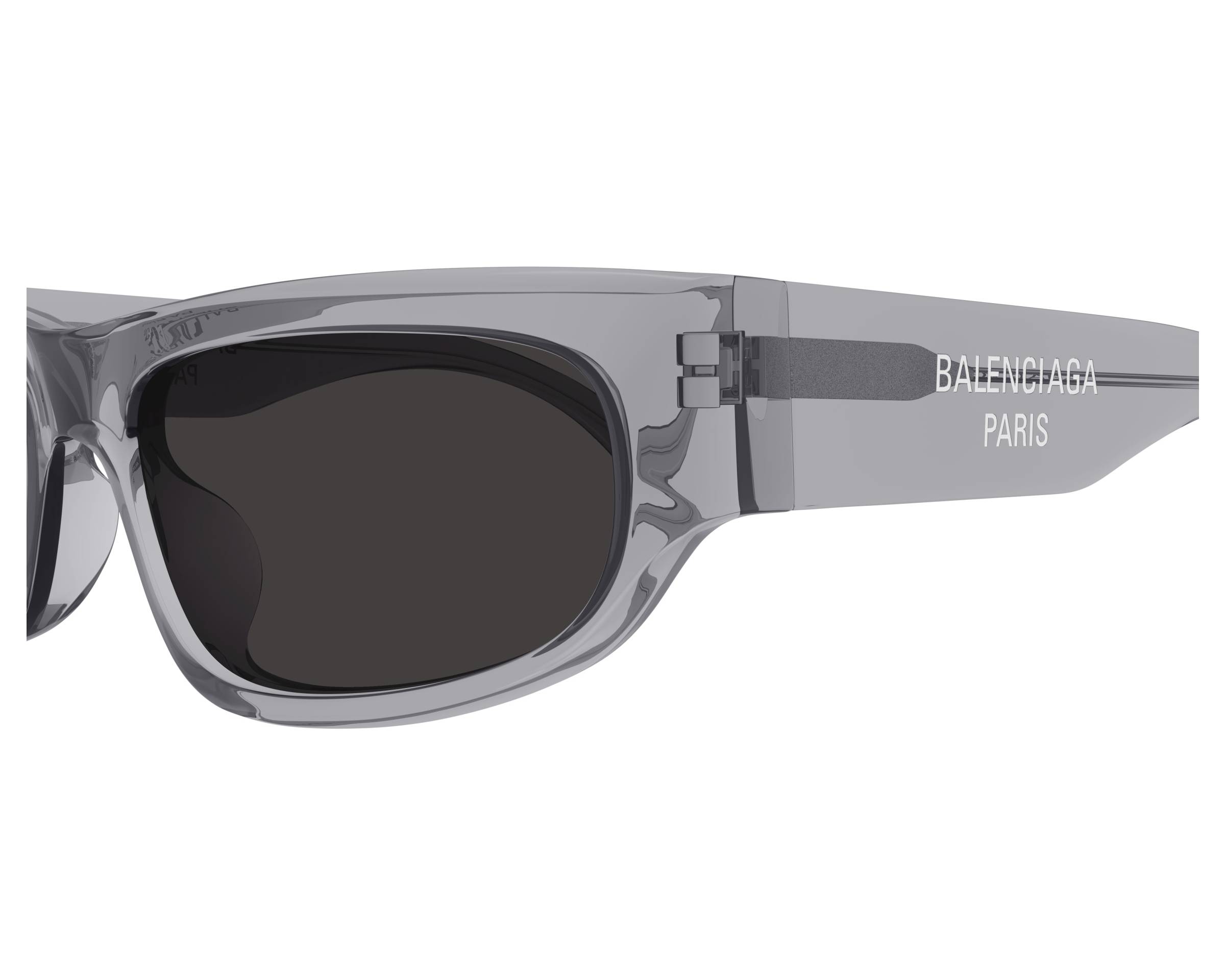 Balenciaga BB0388S 004 56-19 Gris  vue 360 degr&eacute;s 2