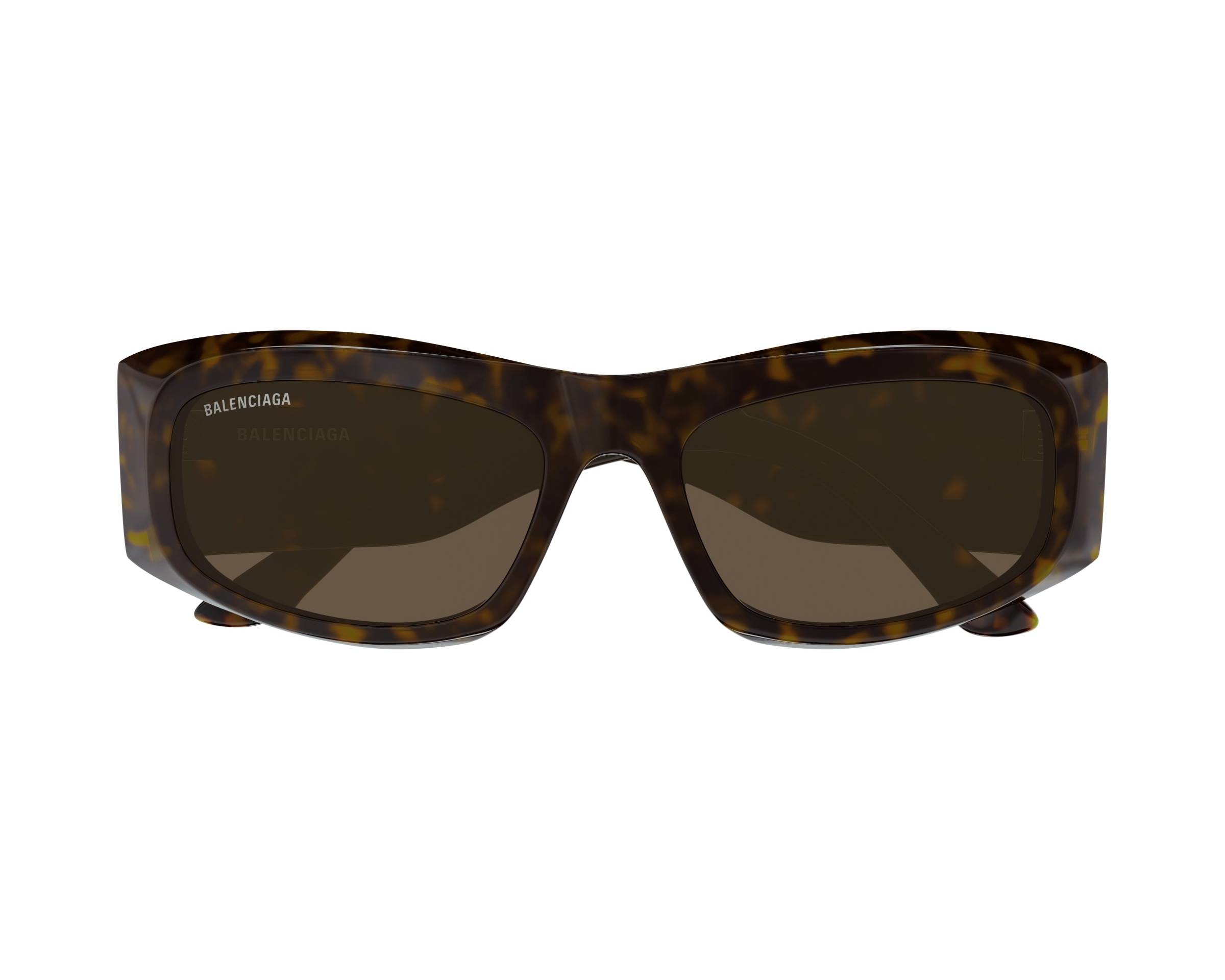 Balenciaga BB0395S 002 60-18 Havana  vue de c&ocirc;t&eacute;