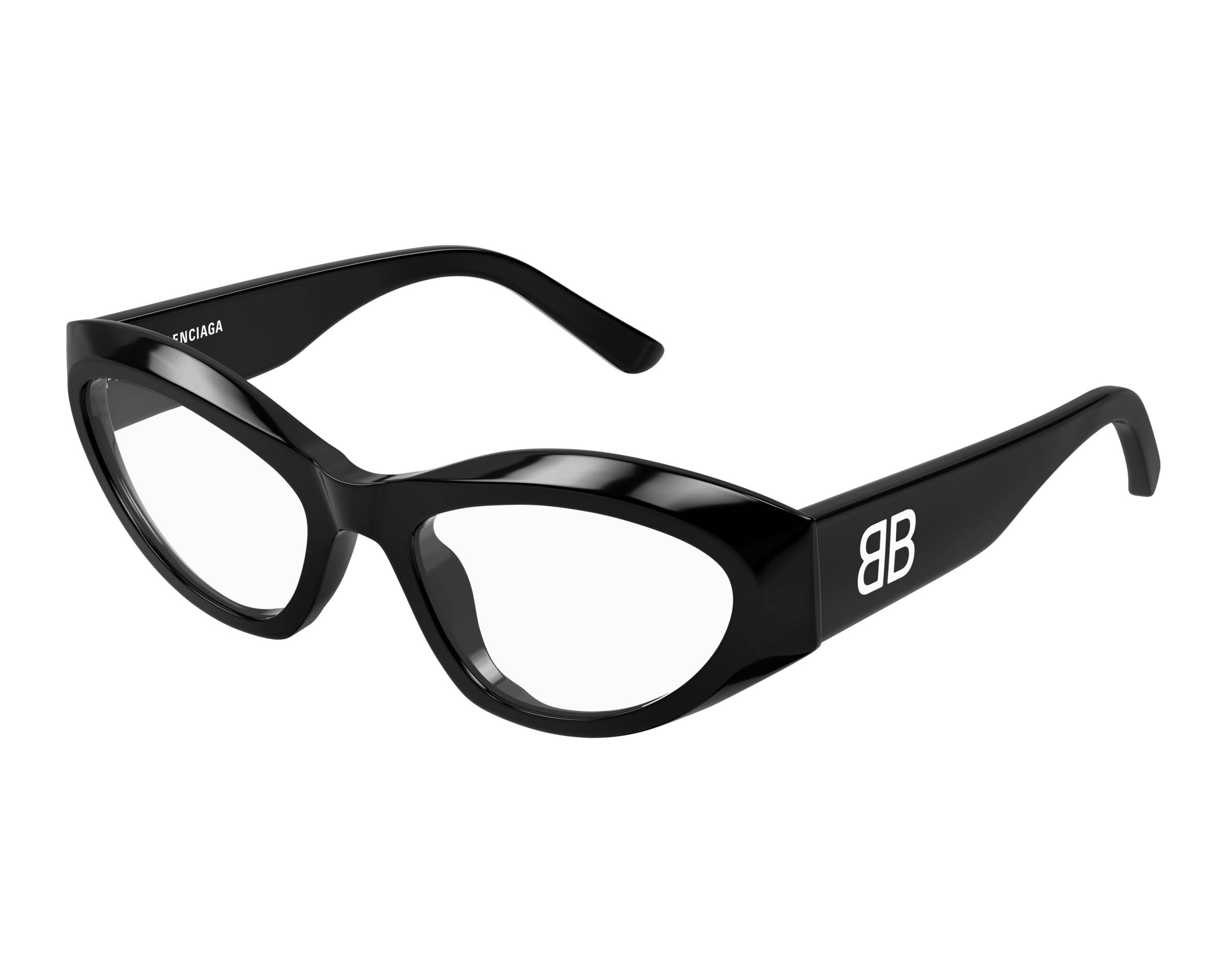 Balenciaga BB0400O 001 55-19 Noir  vue de profil