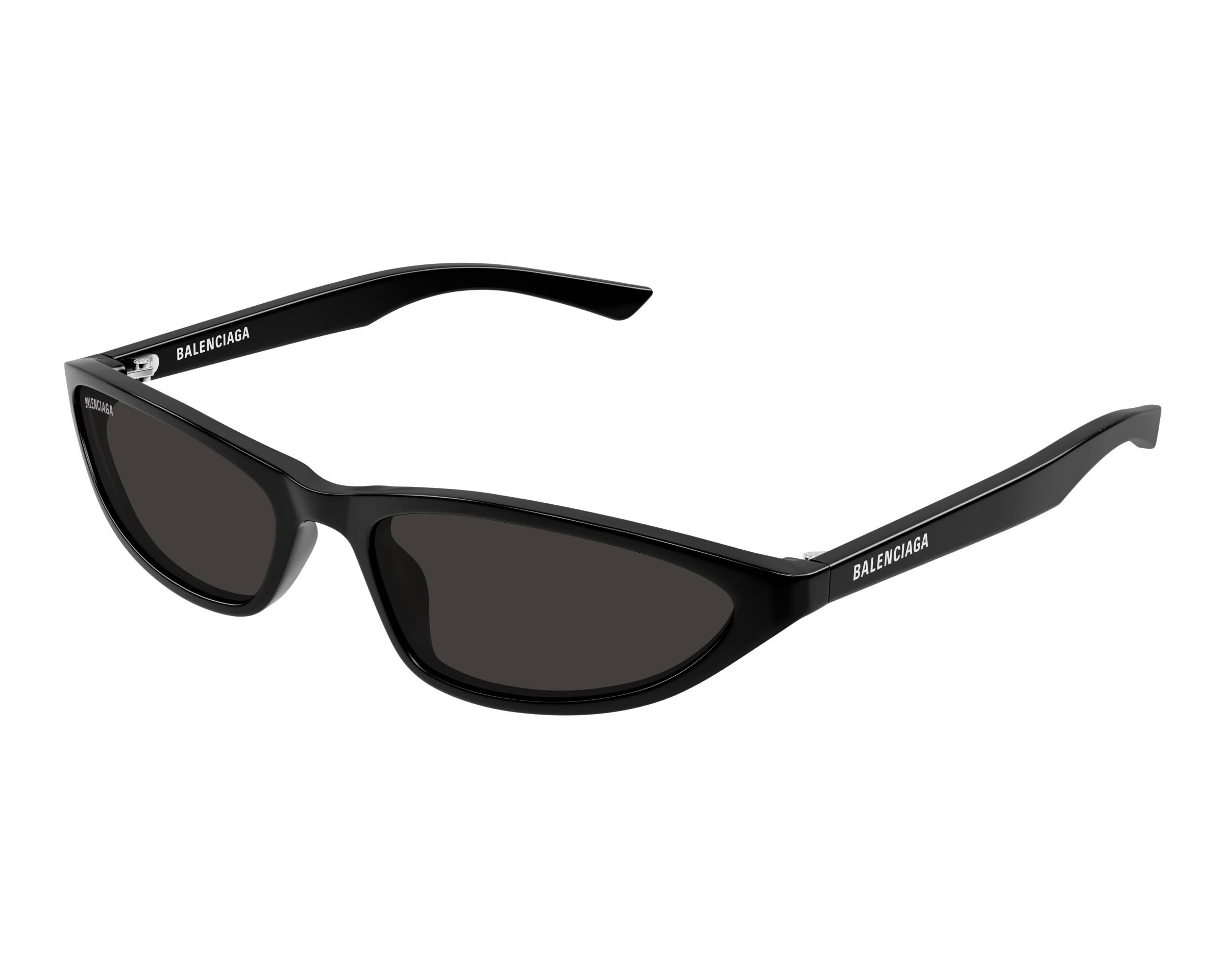 Balenciaga Sunglasses (with receipt) Balenciaga Grey Irregular Ladies Sunglasses BB0256S 001 56  main image 3