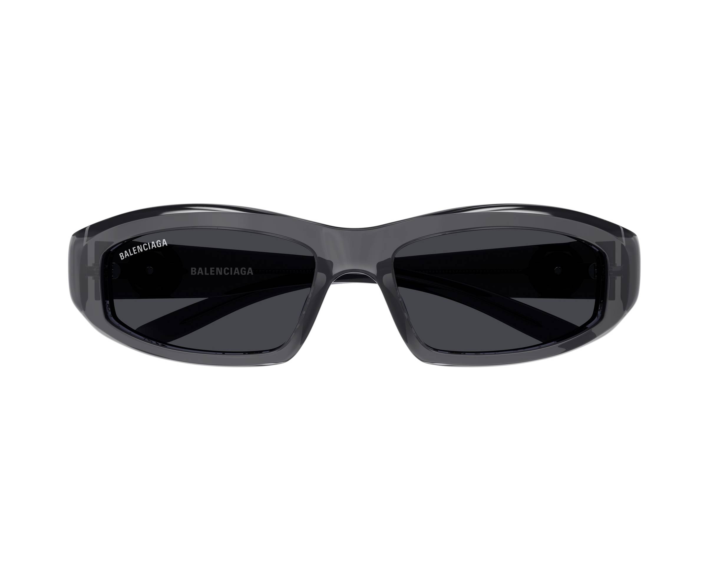 Balenciaga BB0408S 004 58-17 Gris  vue de c&ocirc;t&eacute;