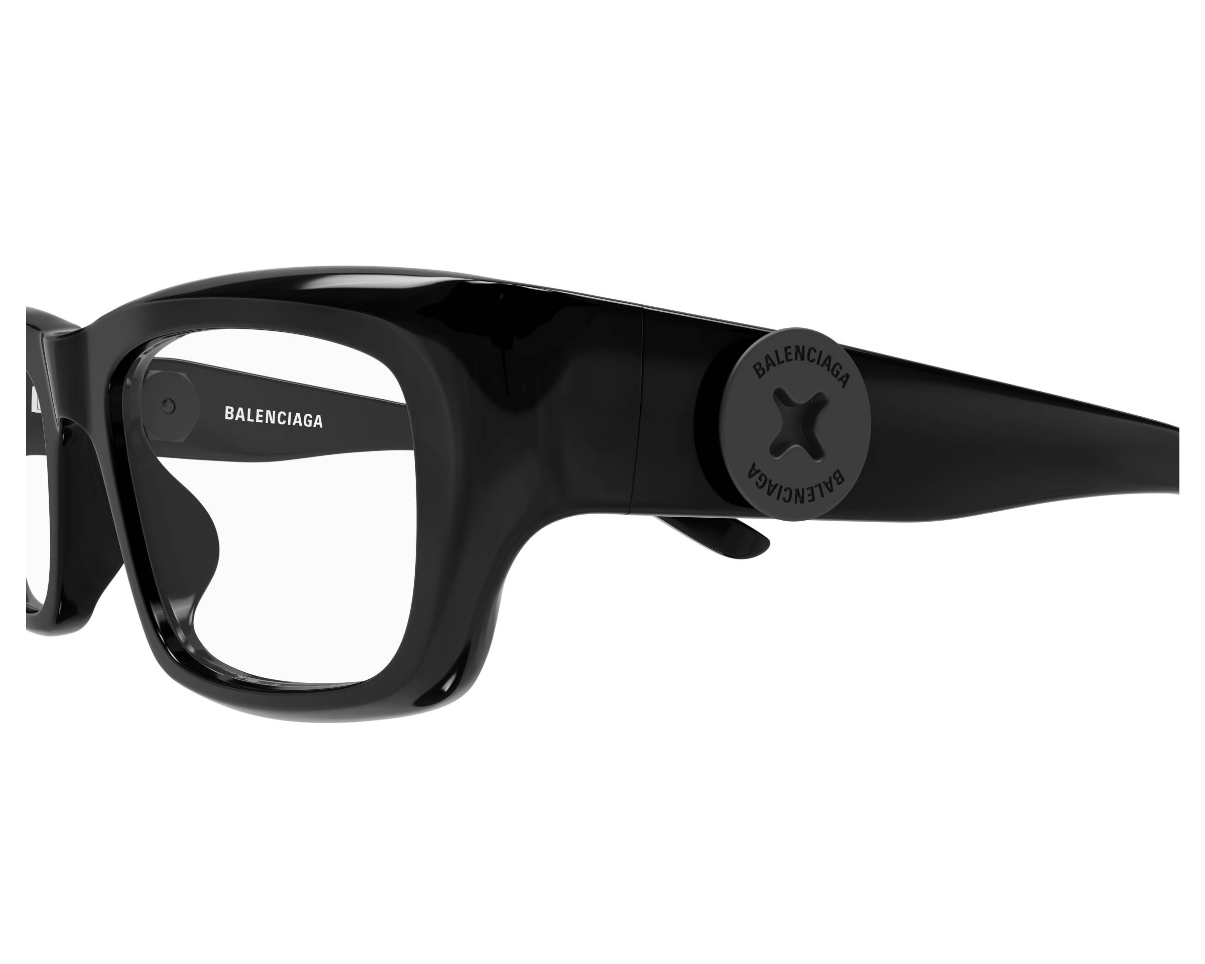 Balenciaga BB0411O 001 53-19 Noir  vue de face