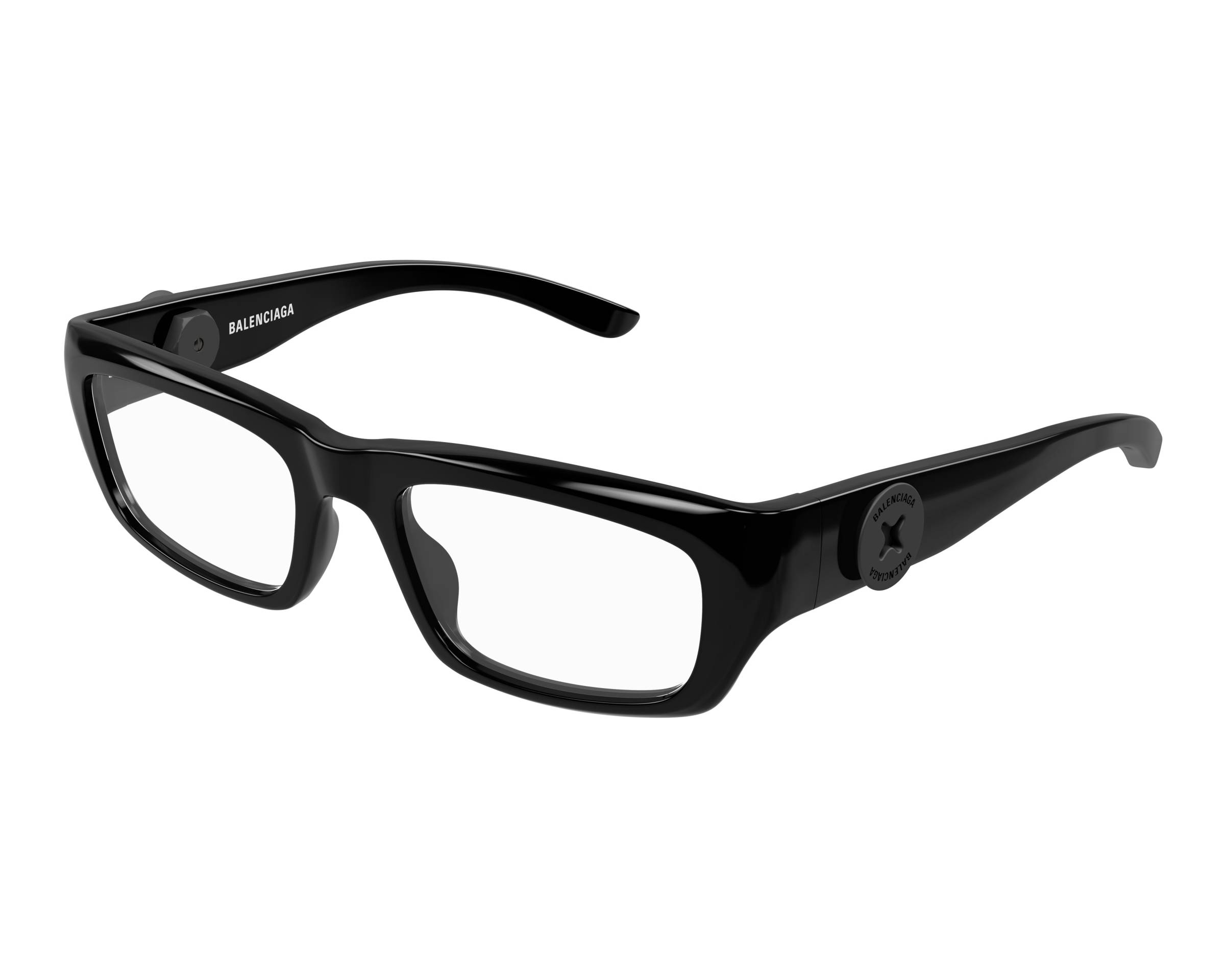 Balenciaga BB0411O 001 53-19 Noir  vue de c&ocirc;t&eacute;