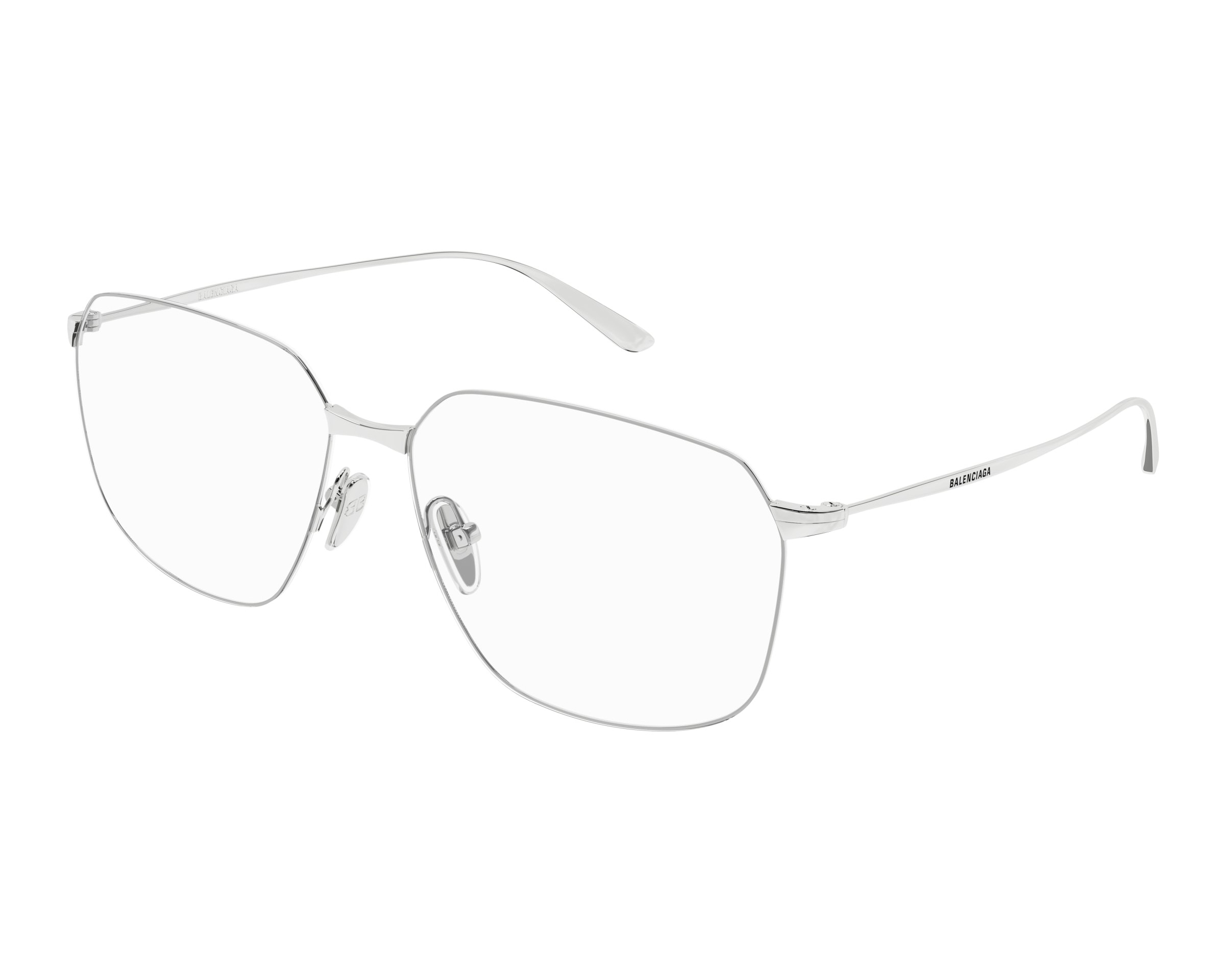Balenciaga BB0414O 002 61-15 Silver  vue de profil