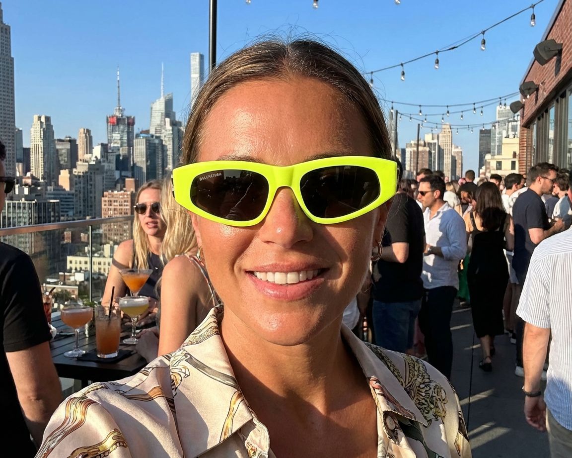 Balenciaga BB0095S 007 53-19 Jaune  autre vue