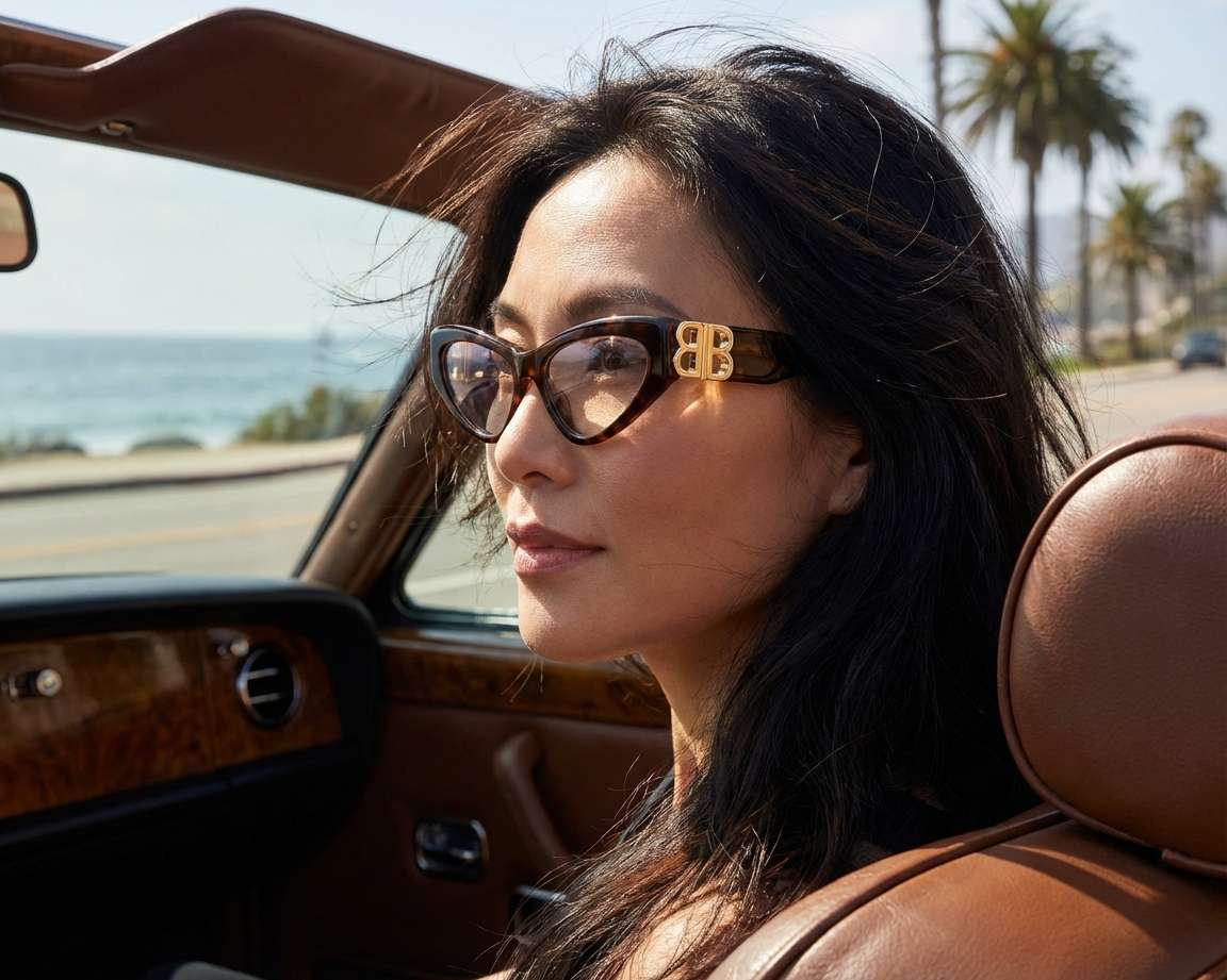 Balenciaga BB0313O 002 54-17 Havane  autre vue