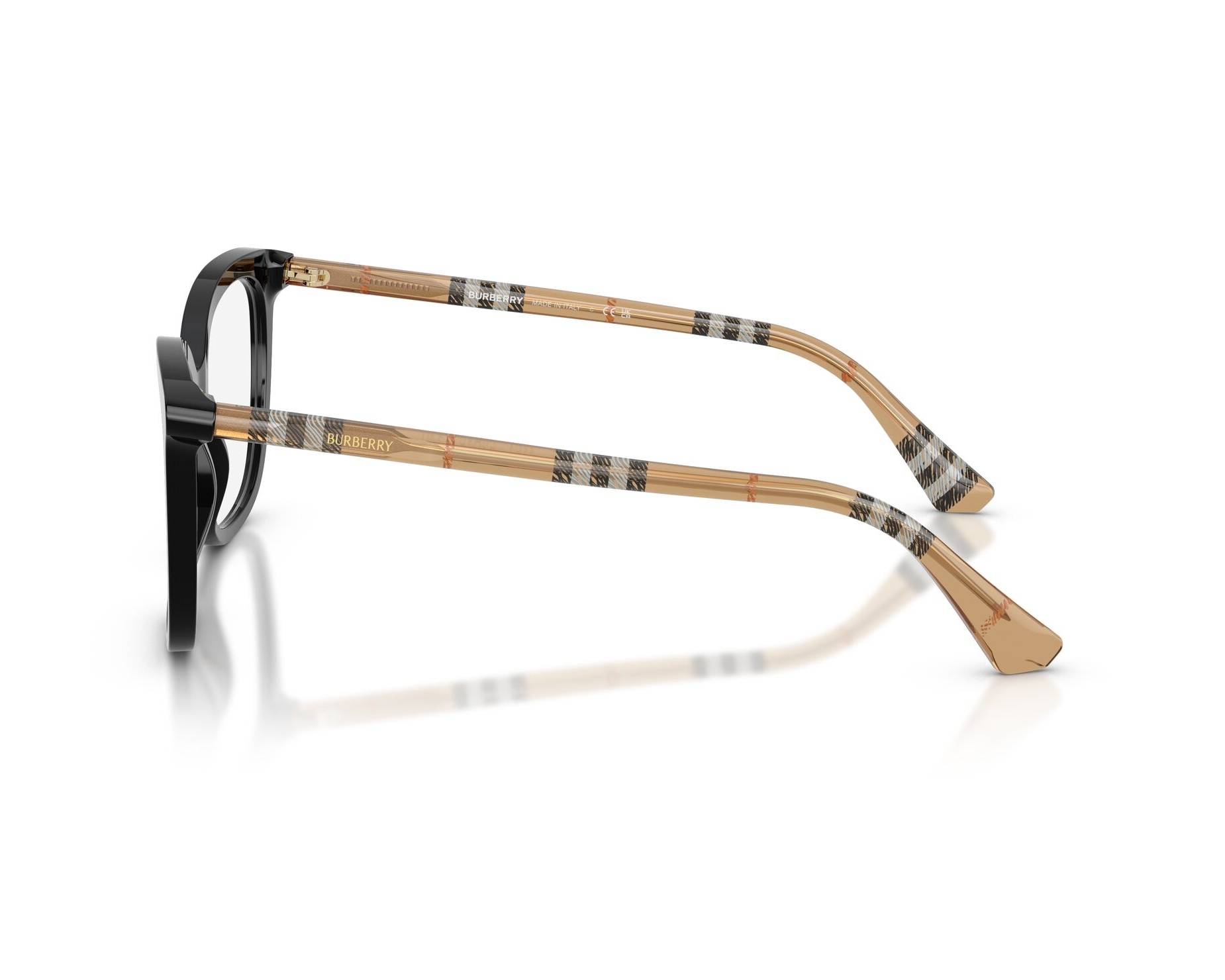 Burberry BE2430 4161 53-18 Noir  vue 360 degr&eacute;s 4