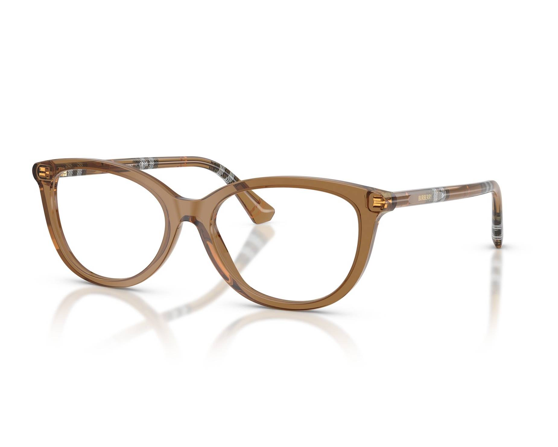 Burberry Unisex Beige Eyeglasses! Burberry BE2409 Eyeglasses | LensCrafters main image 3