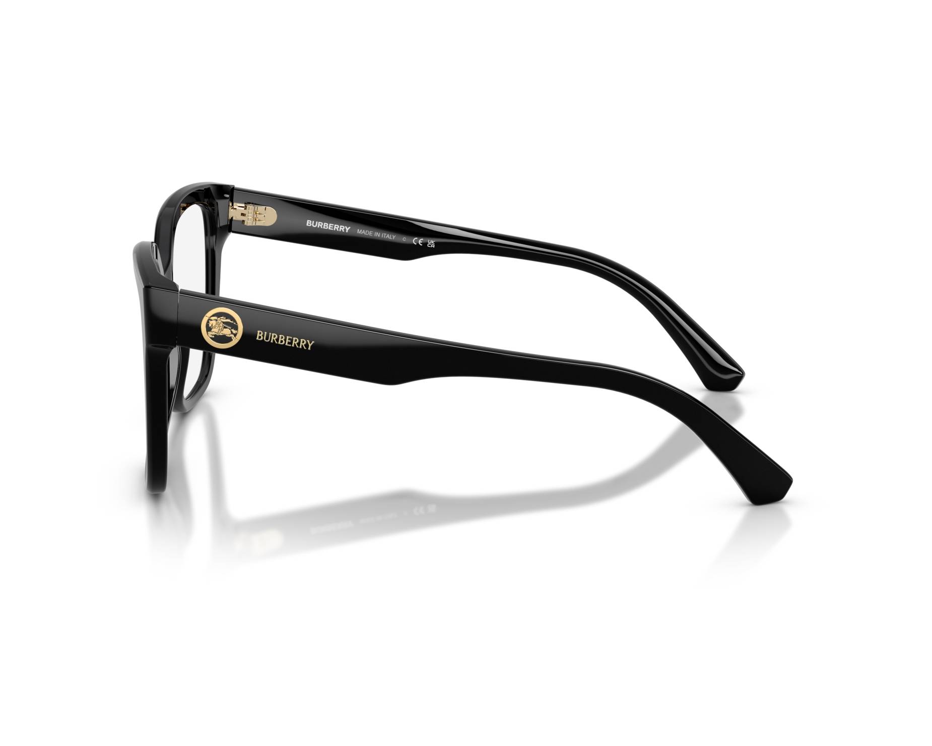 Burberry BE2443 3001 53-17 Noir  vue 360 degr&eacute;s 5