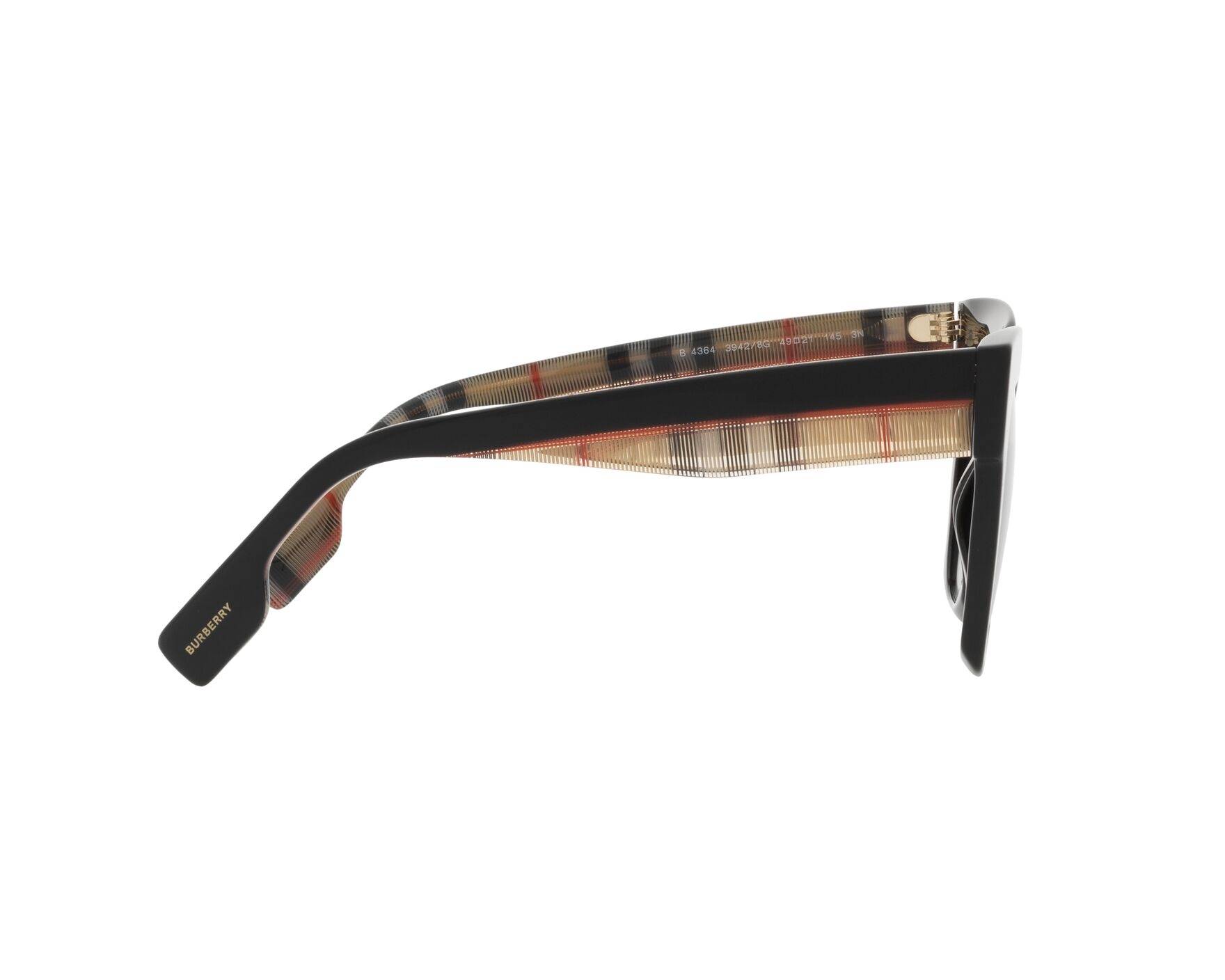 Burberry BE4364 39428G 49-21 Noir  vue 360 degr&eacute;s 10