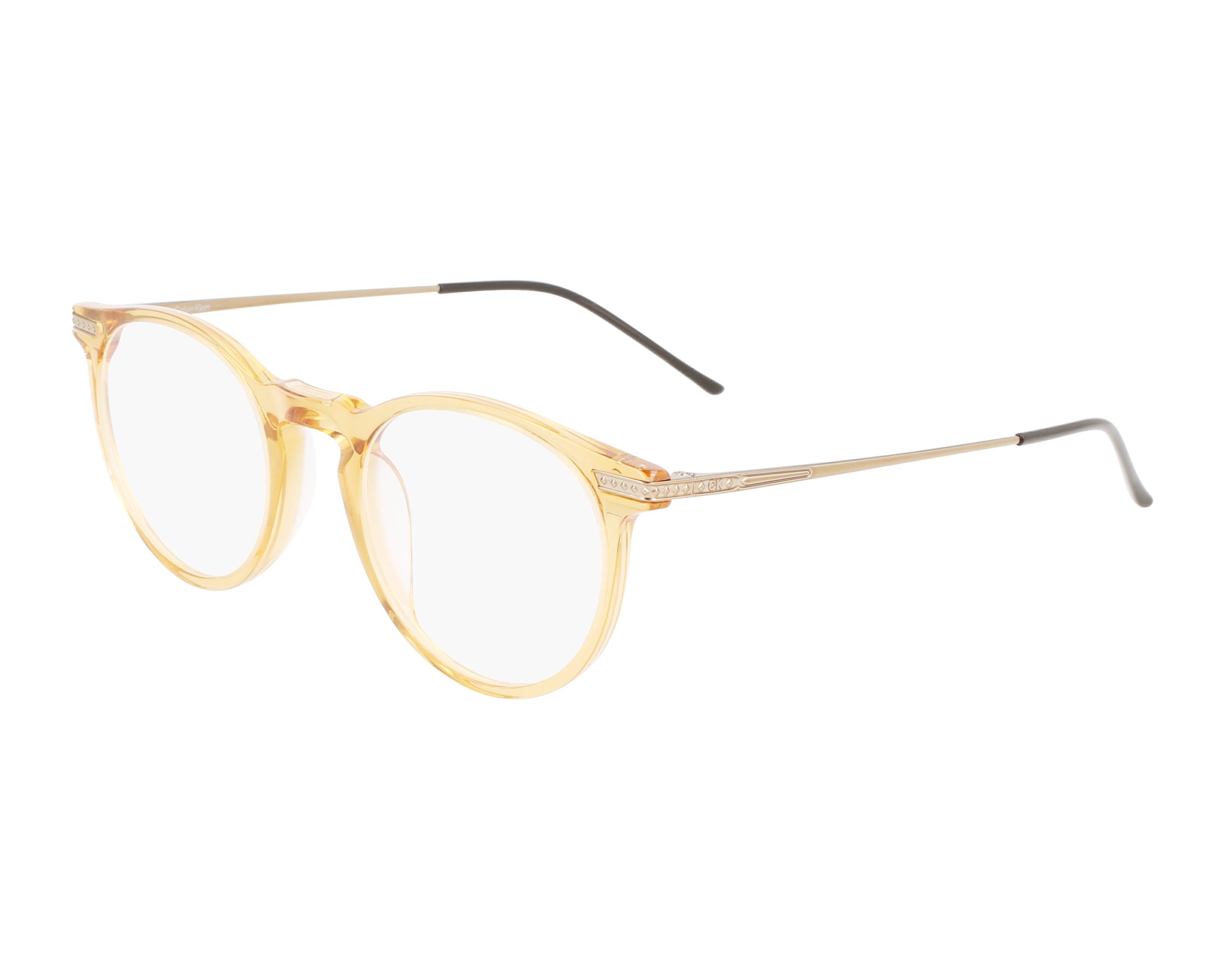 Calvin Klein CK-22527T 729 49-21 Honey Gold vue de profil