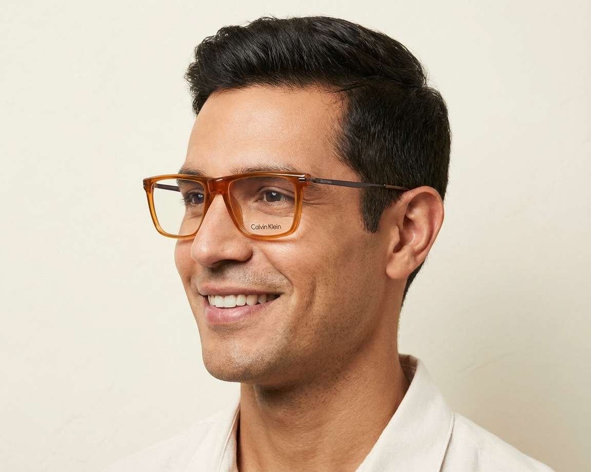 Calvin Klein CK-22502 729 55-17 Marron Gunmetal autre vue