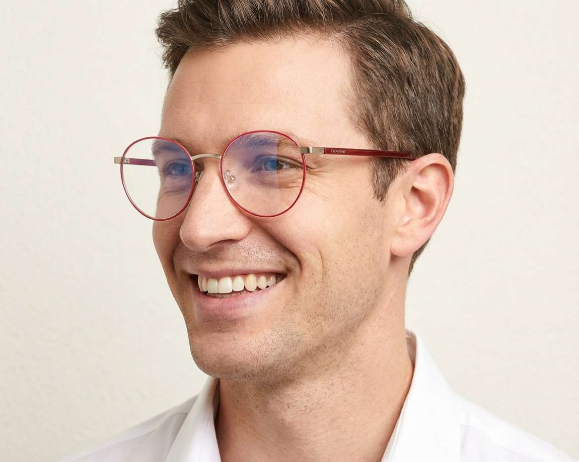 Calvin Klein CK-23106 601 49-20 Rouge Or vue 360 degr&eacute;s 10