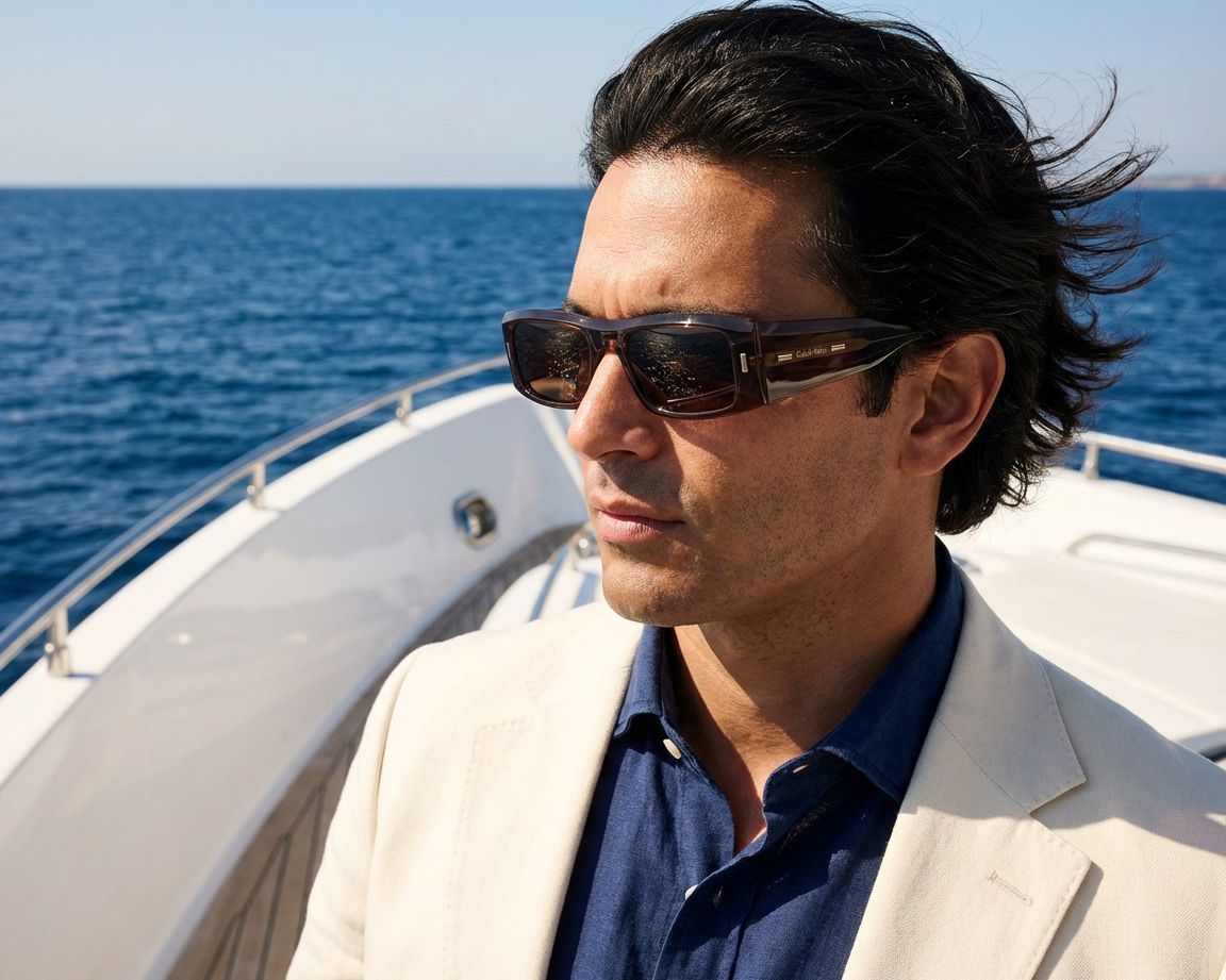 Calvin Klein CK-23537S 260 52-20 Taupe Or vue 360 degr&eacute;s 5