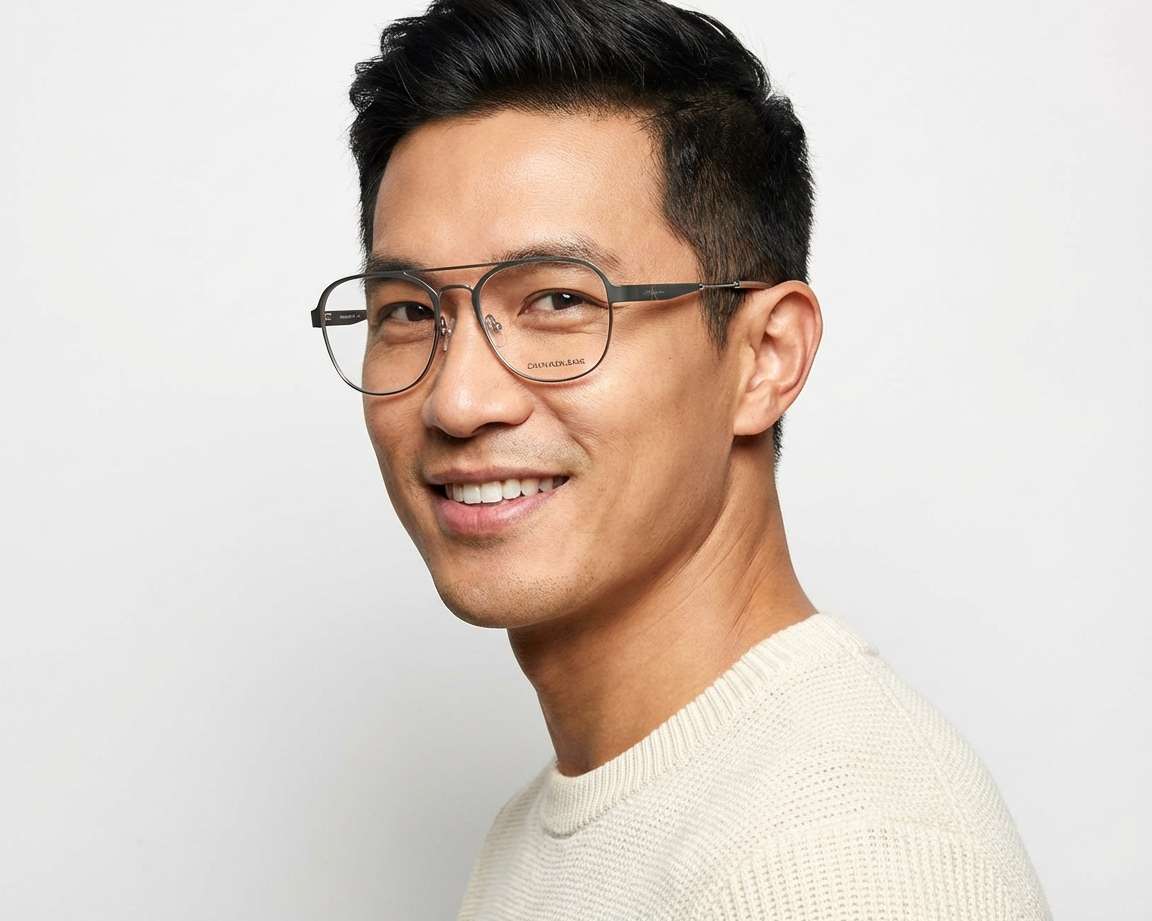 Calvin Klein CKJ-18102 310 54-18 Green cactus Gold autre vue