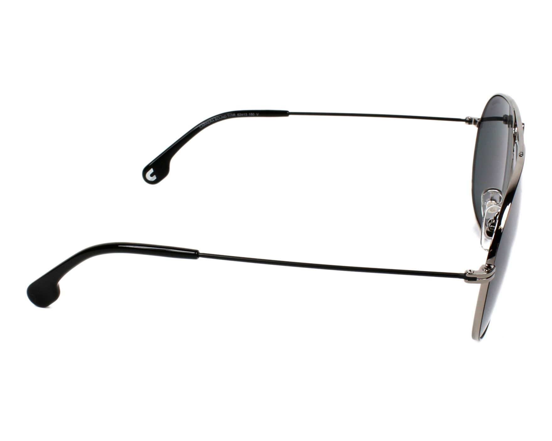 Carrera BOUND TI7/IR 60-12 silber schwarz vue de c&ocirc;t&eacute;