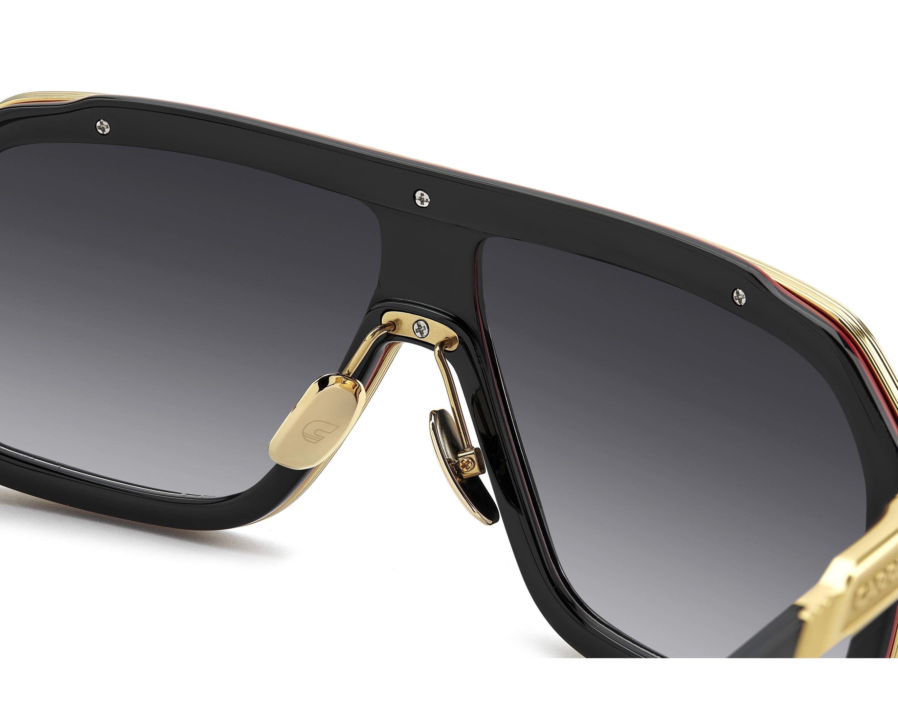 Carrera CA-1053-S-TI OIT/FQ 60-12 Black Red vue 360 degr&eacute;s 6