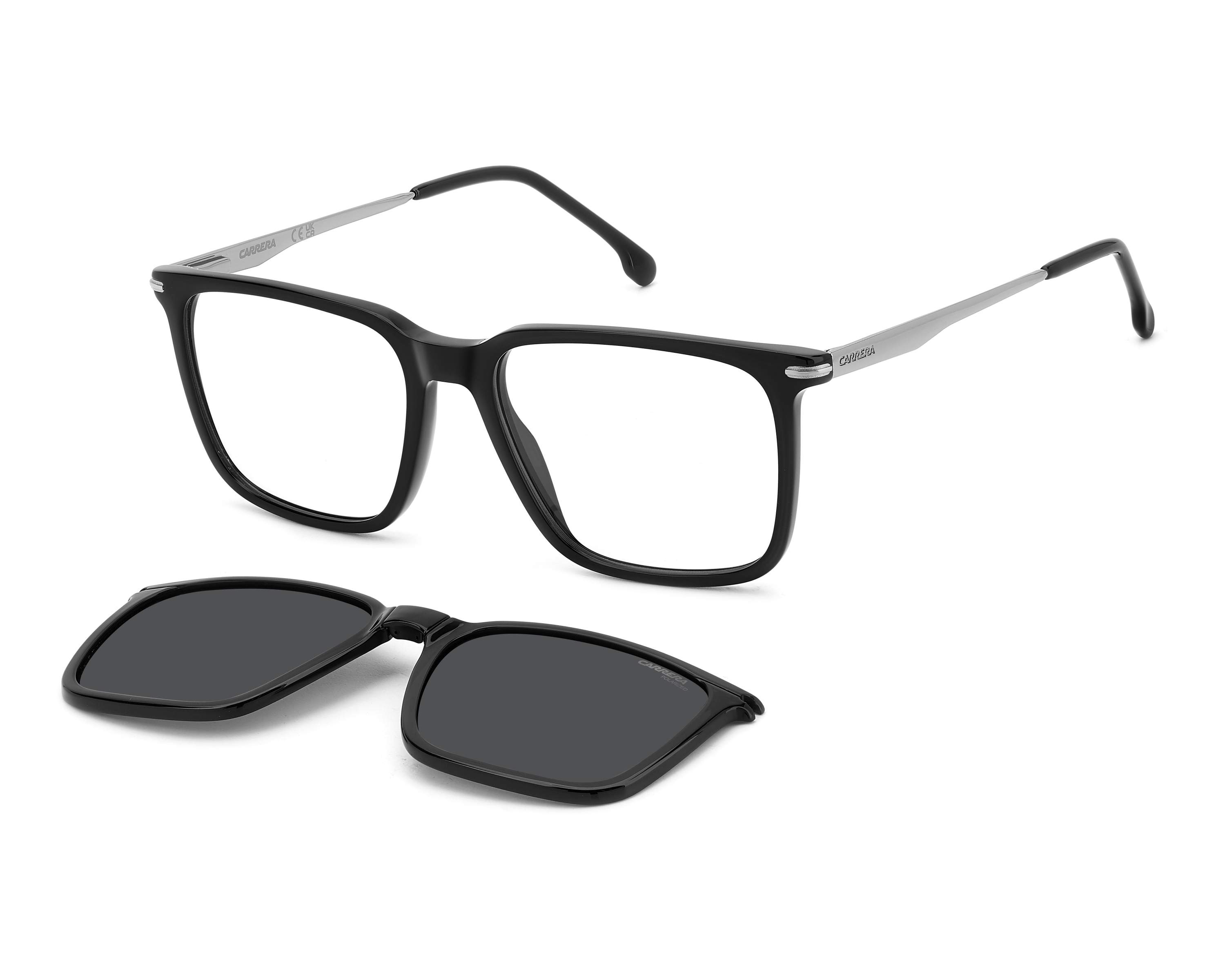 Carrera CA-357-C 284 54-17 Noir Ruthénium vue 360 degr&eacute;s 1
