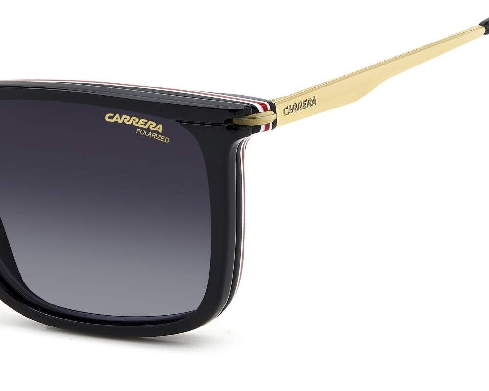 Carrera CA-357-C 2M2 54-17 Noir Or vue 360 degr&eacute;s 3