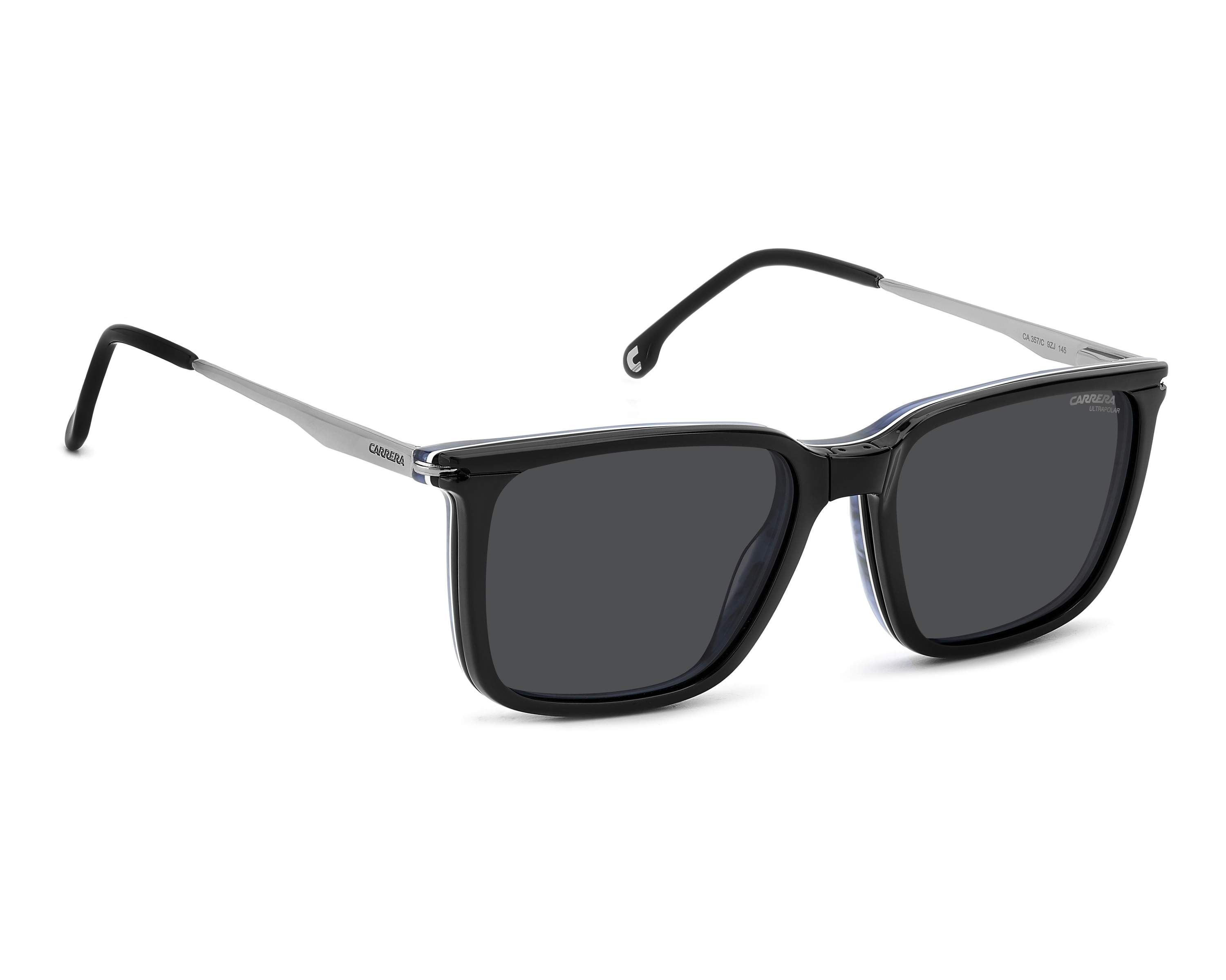 Carrera CA-357-C 9ZJ 54-17 Noir Bleu vue 360 degr&eacute;s 2