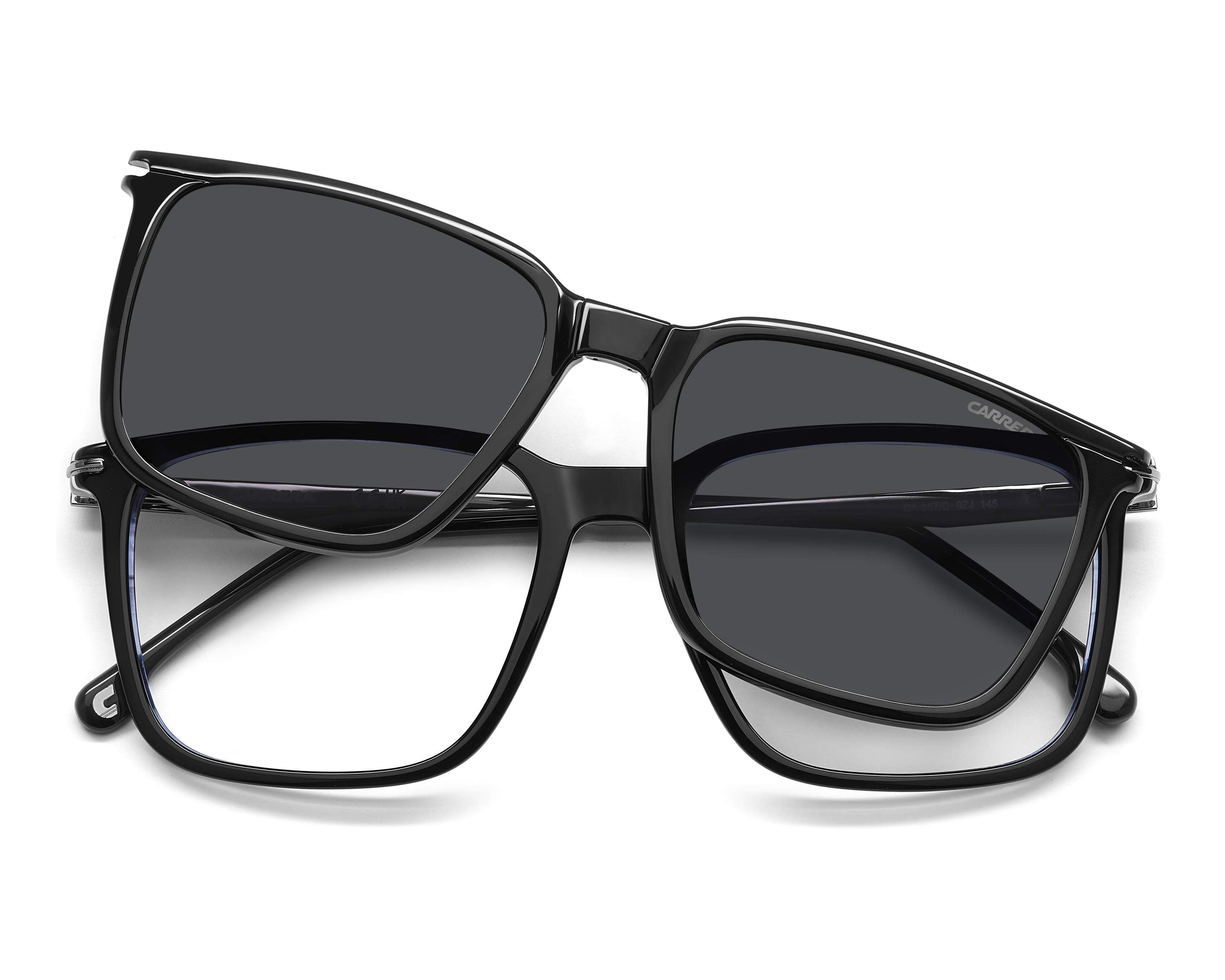 Carrera CA-357-C 9ZJ 54-17 Noir Bleu vue 360 degr&eacute;s 6